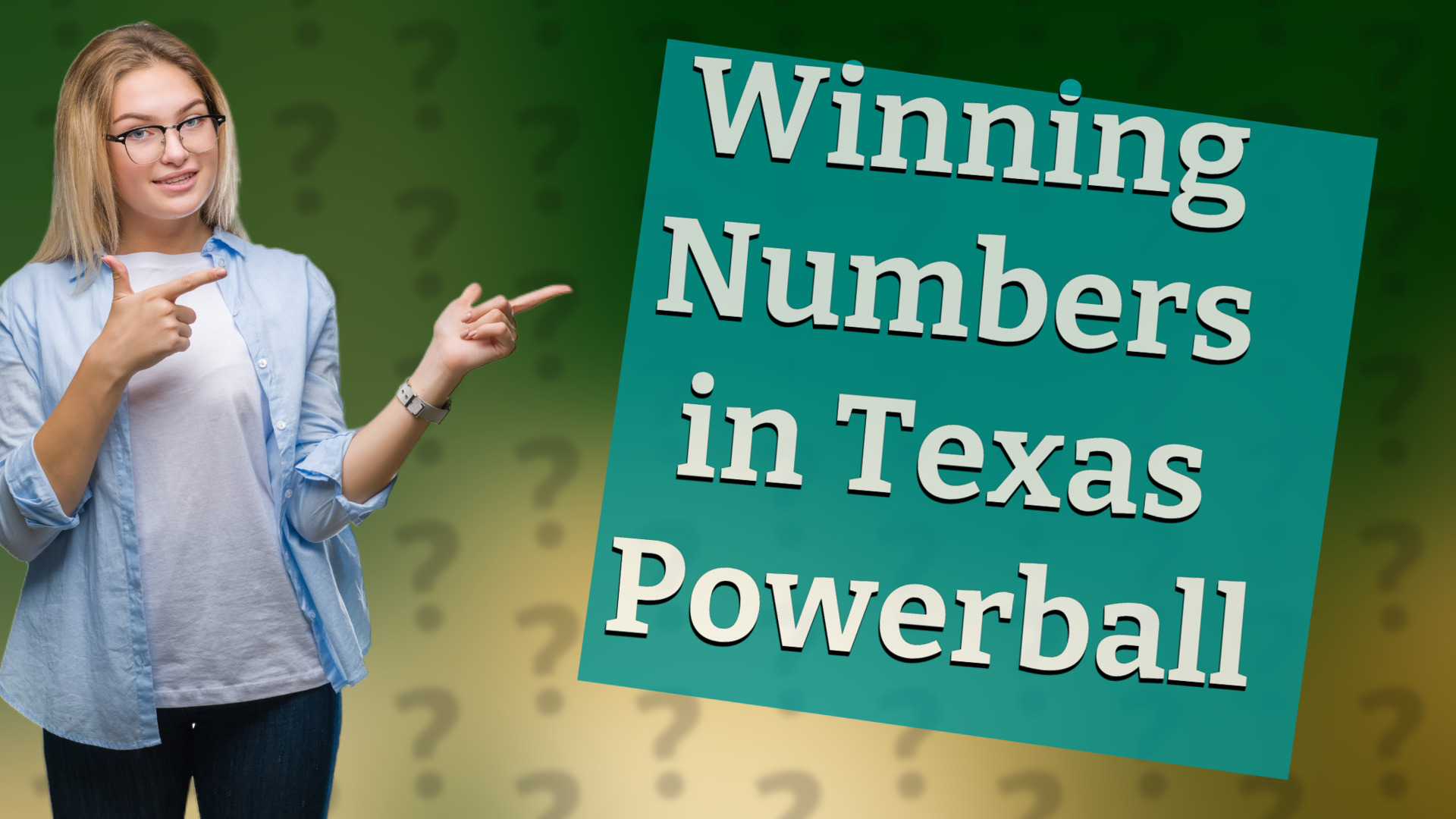 Winning Numbers in Texas Powerball