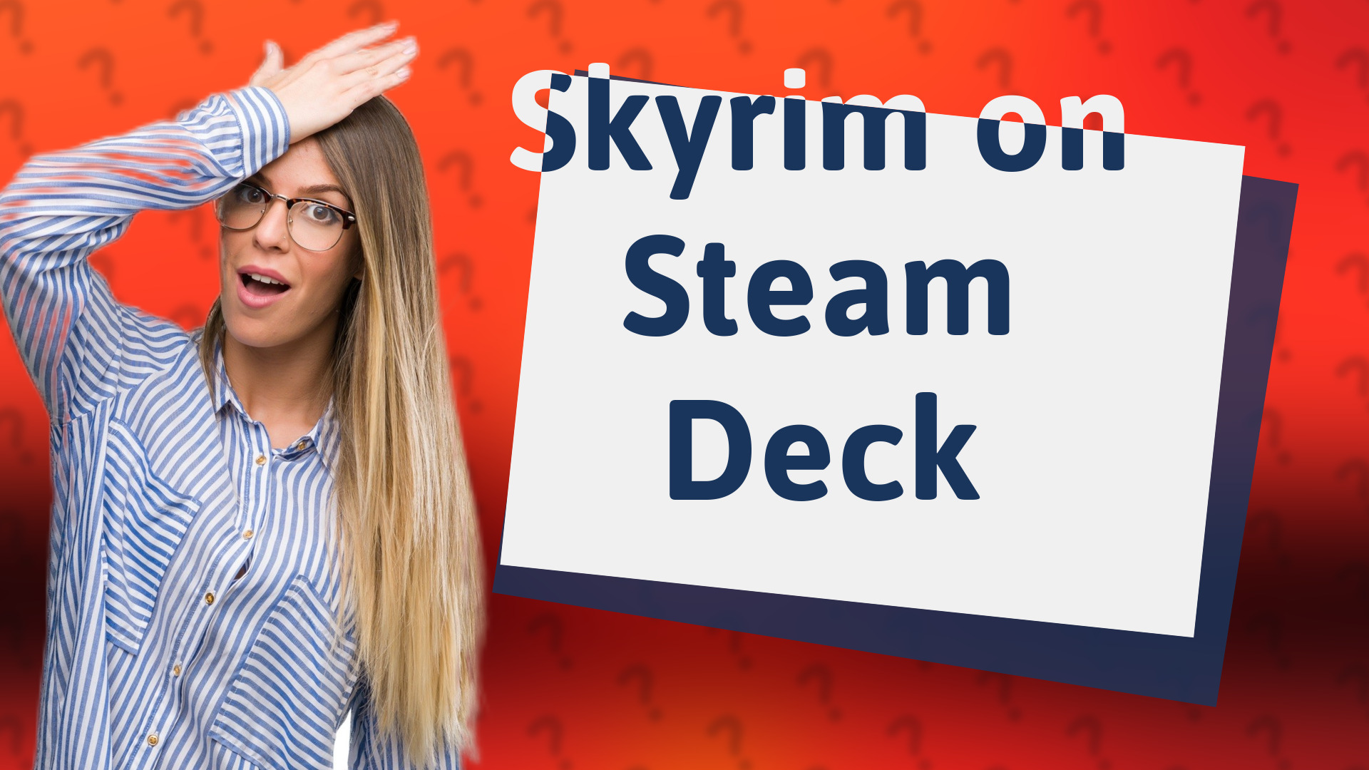 Skyrim on Steam Deck