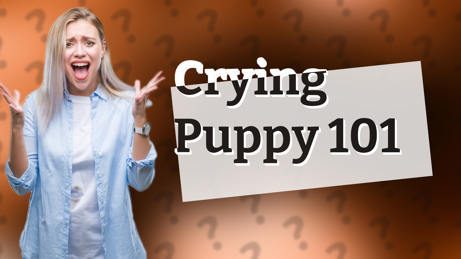 Crying Puppy 101