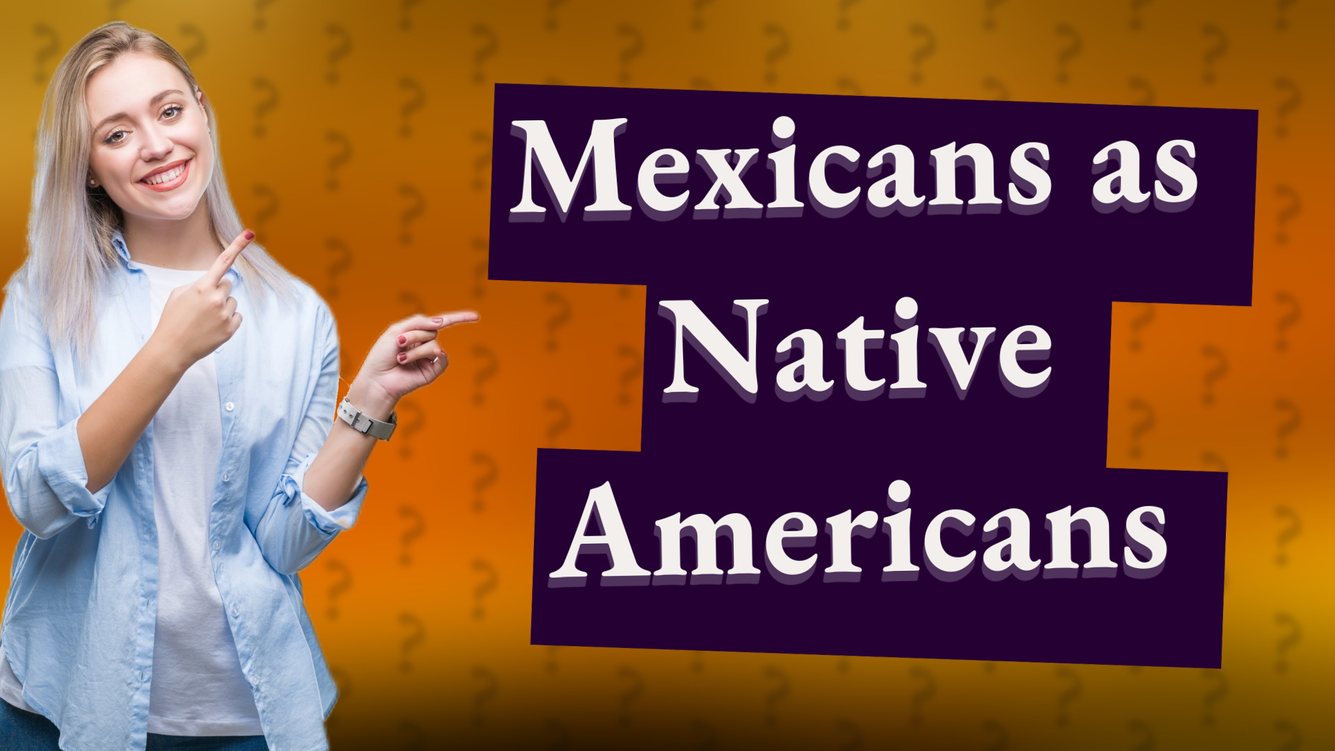 Mexicans as Native Americans