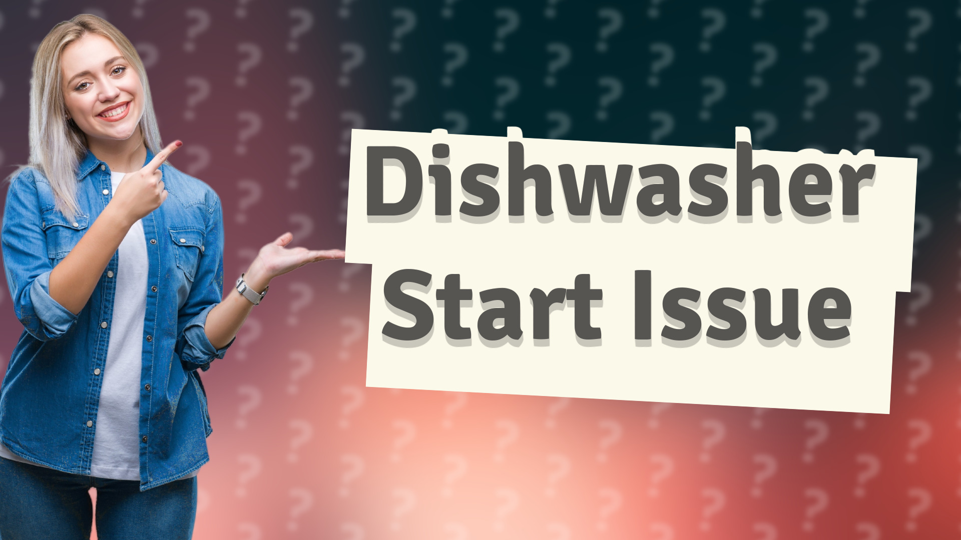 Dishwasher Start Issue
