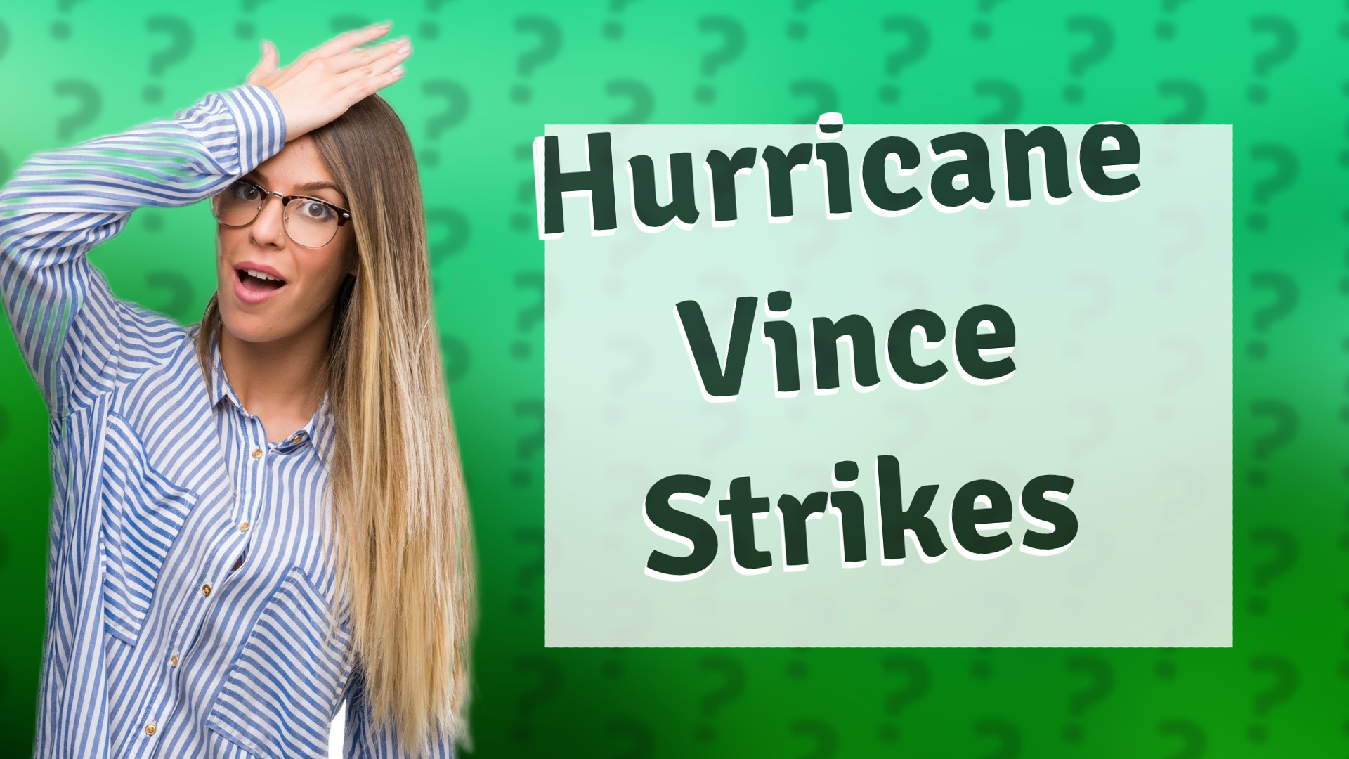 Hurricane Vince Strikes