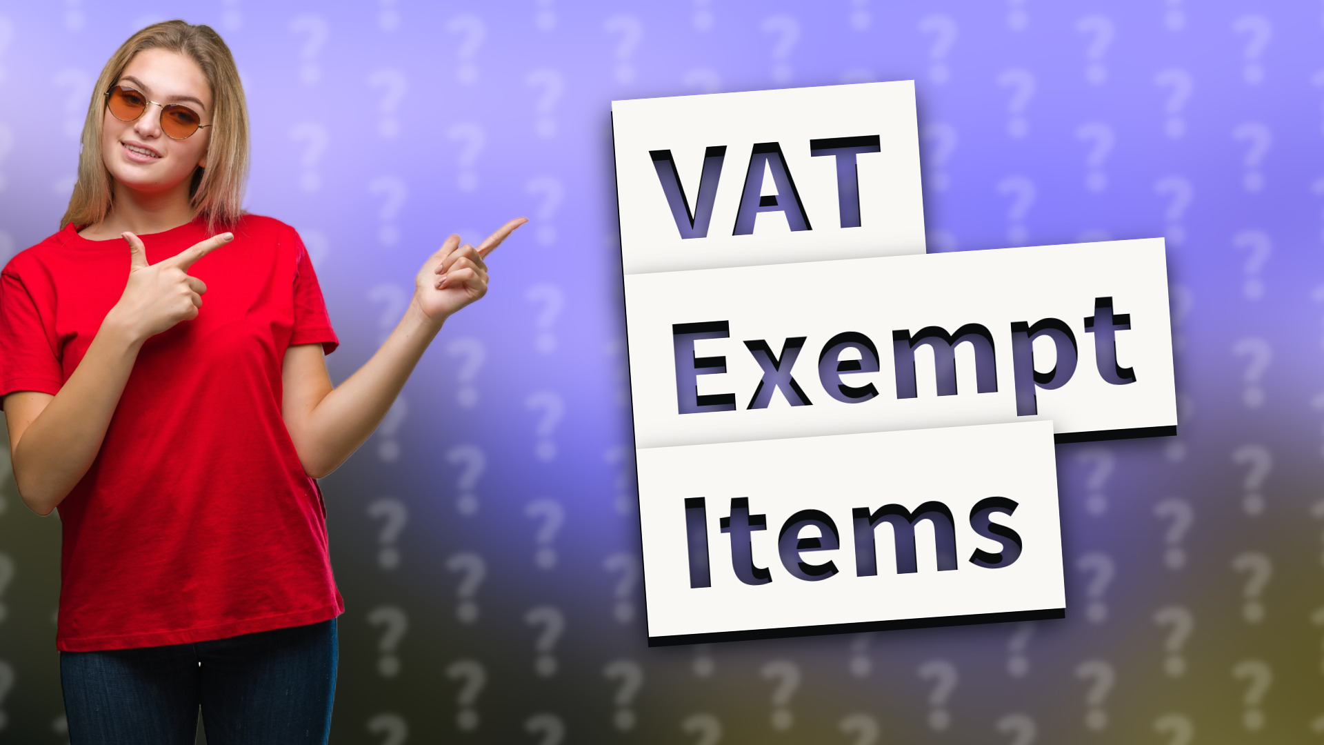 VAT Exempt Items