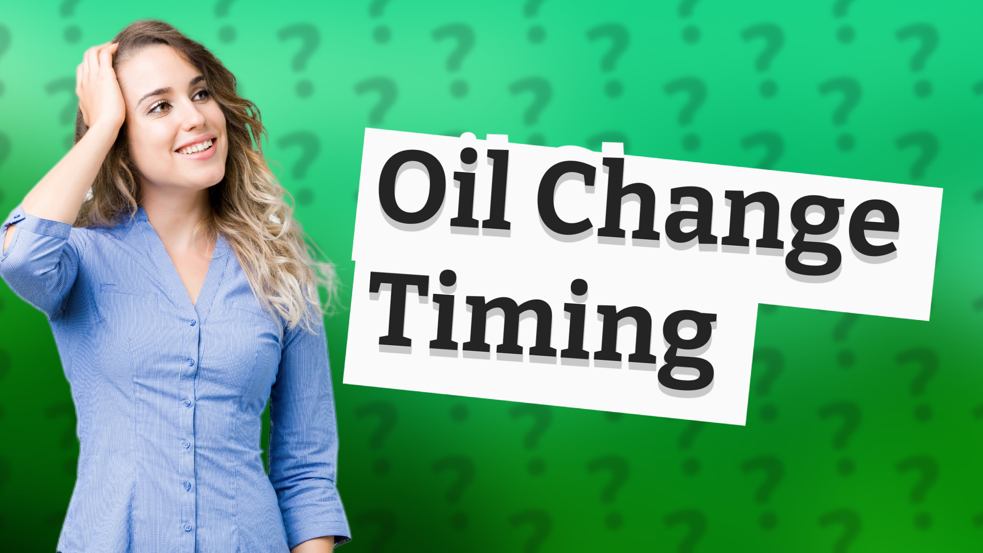 Oil Change Timing