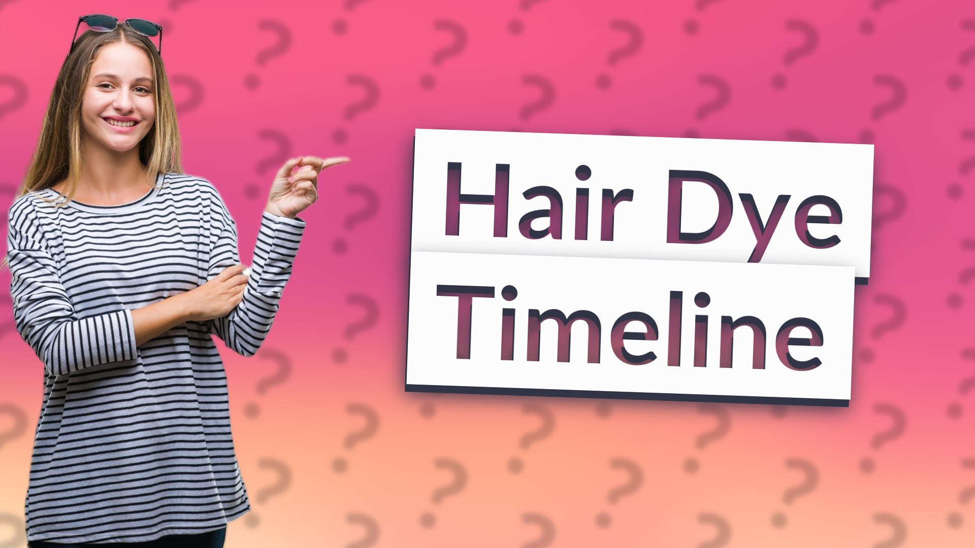 Hair Dye Timeline