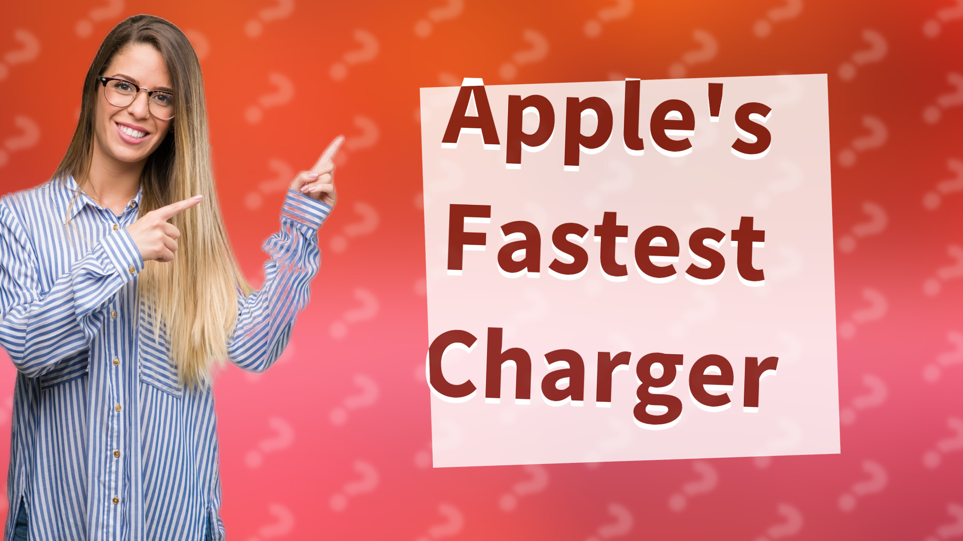Apple's Fastest Charger