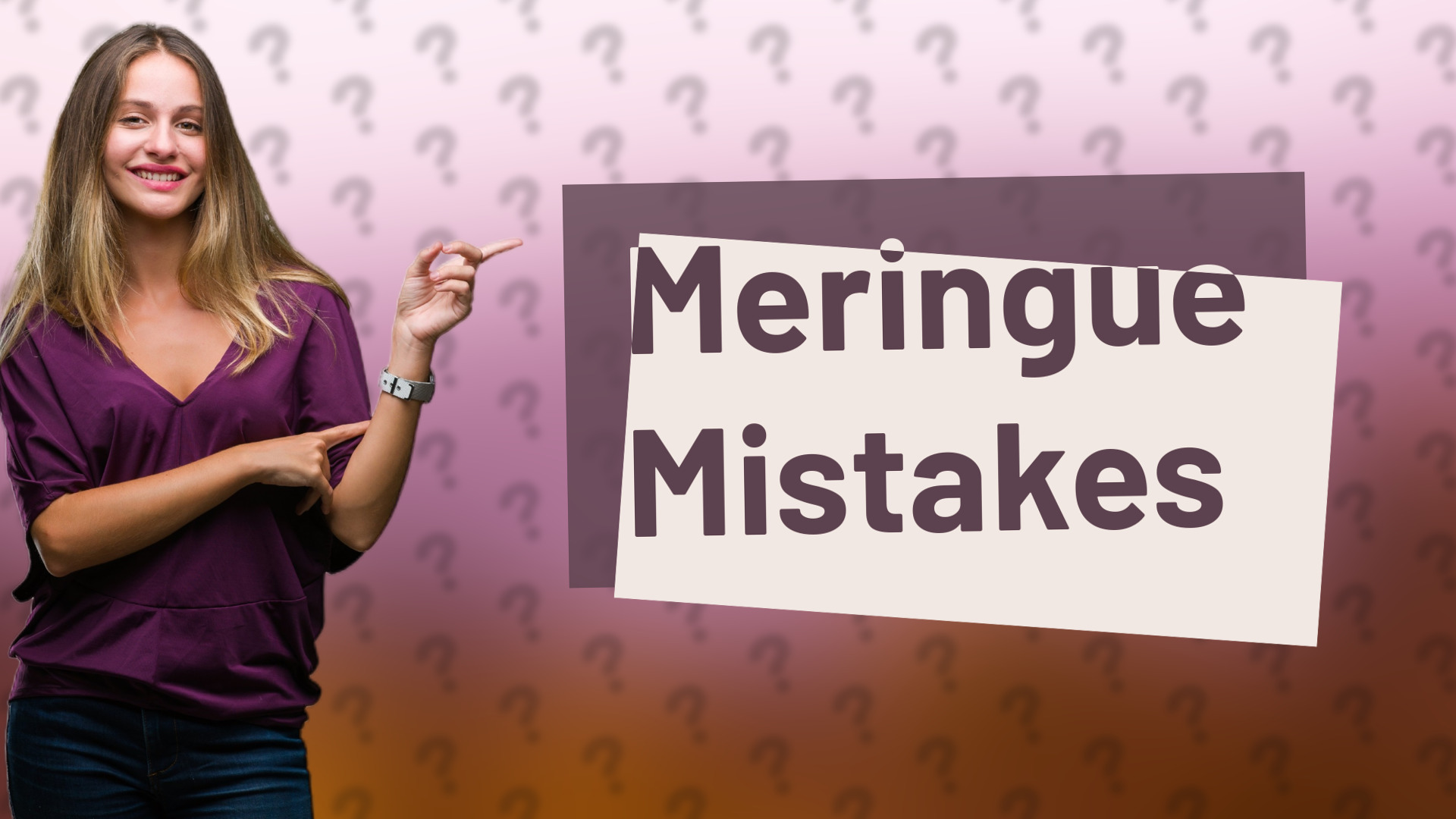Meringue Mistakes