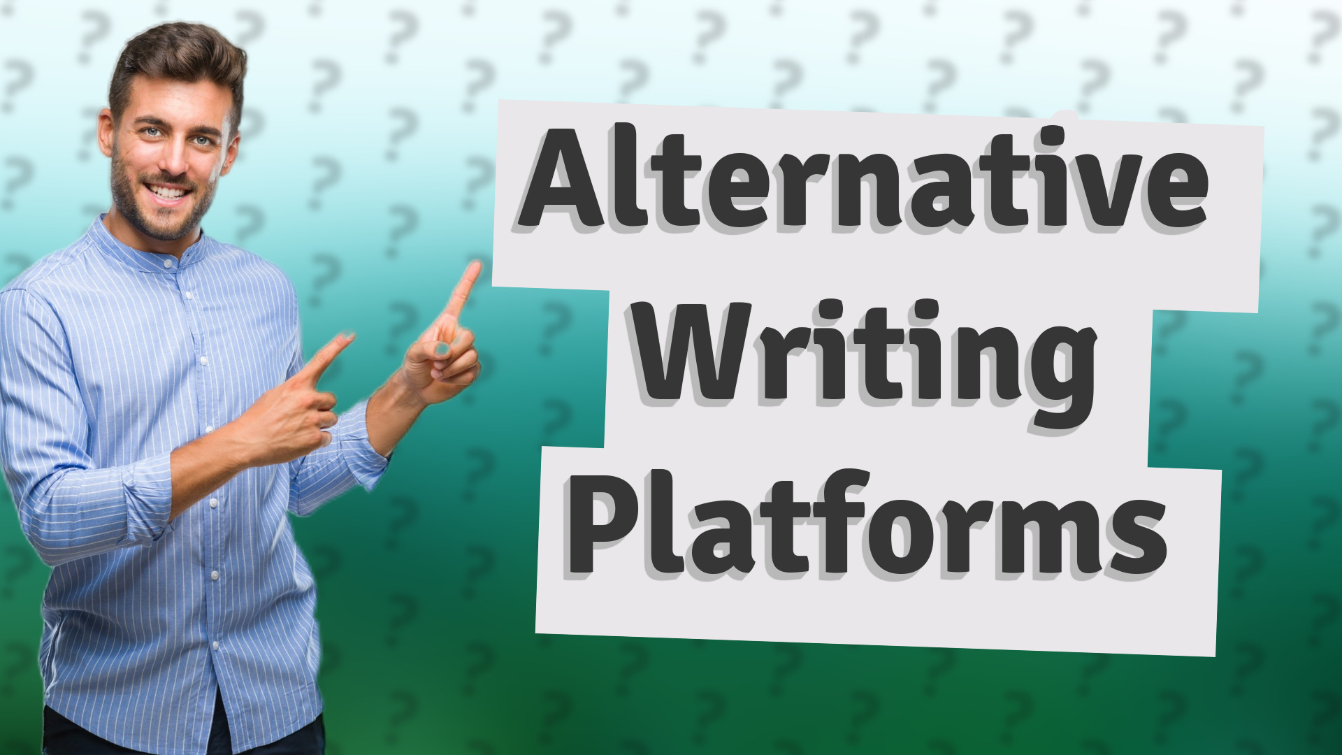 Alternative Writing Platforms