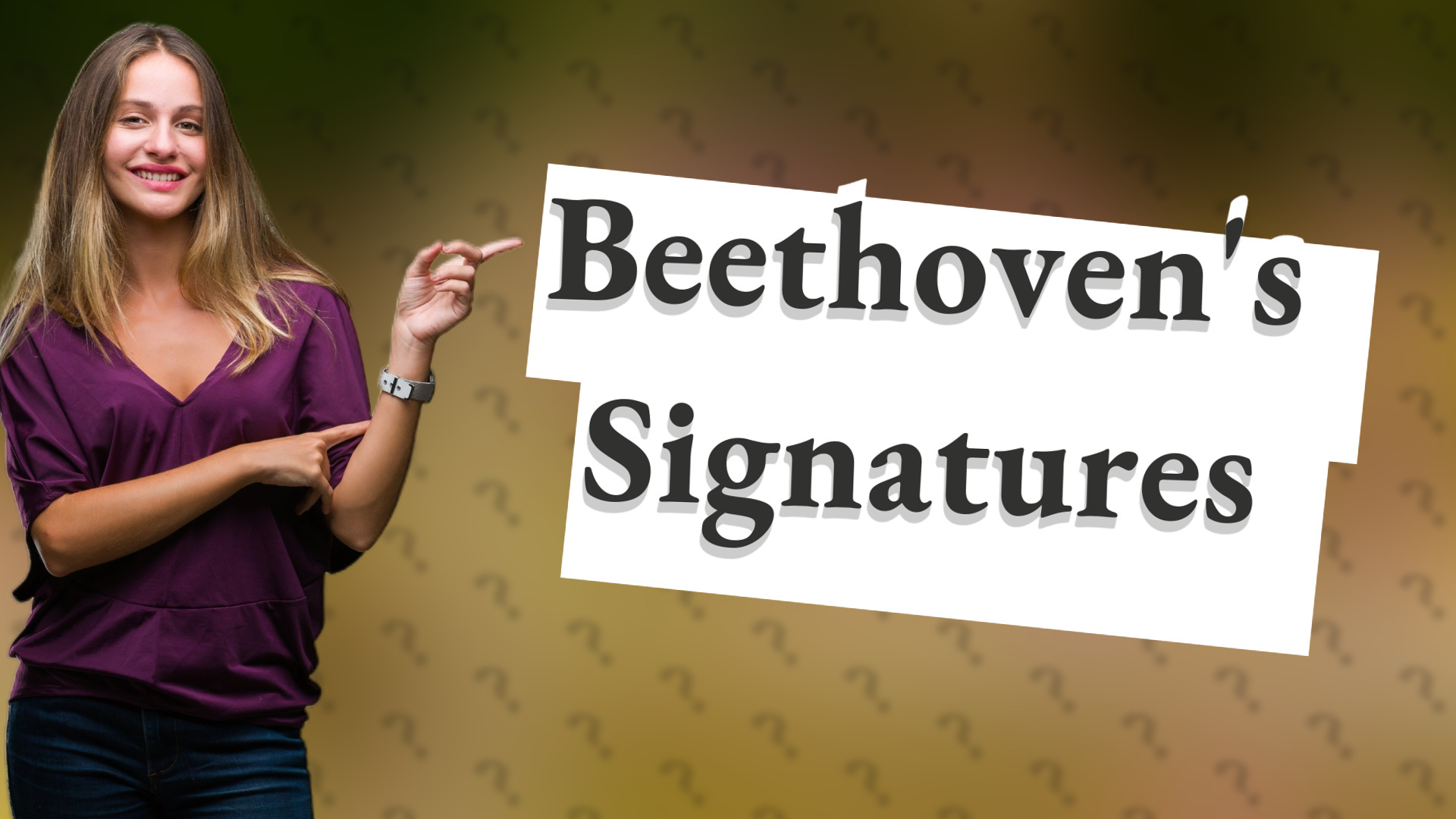 Beethoven's Signatures