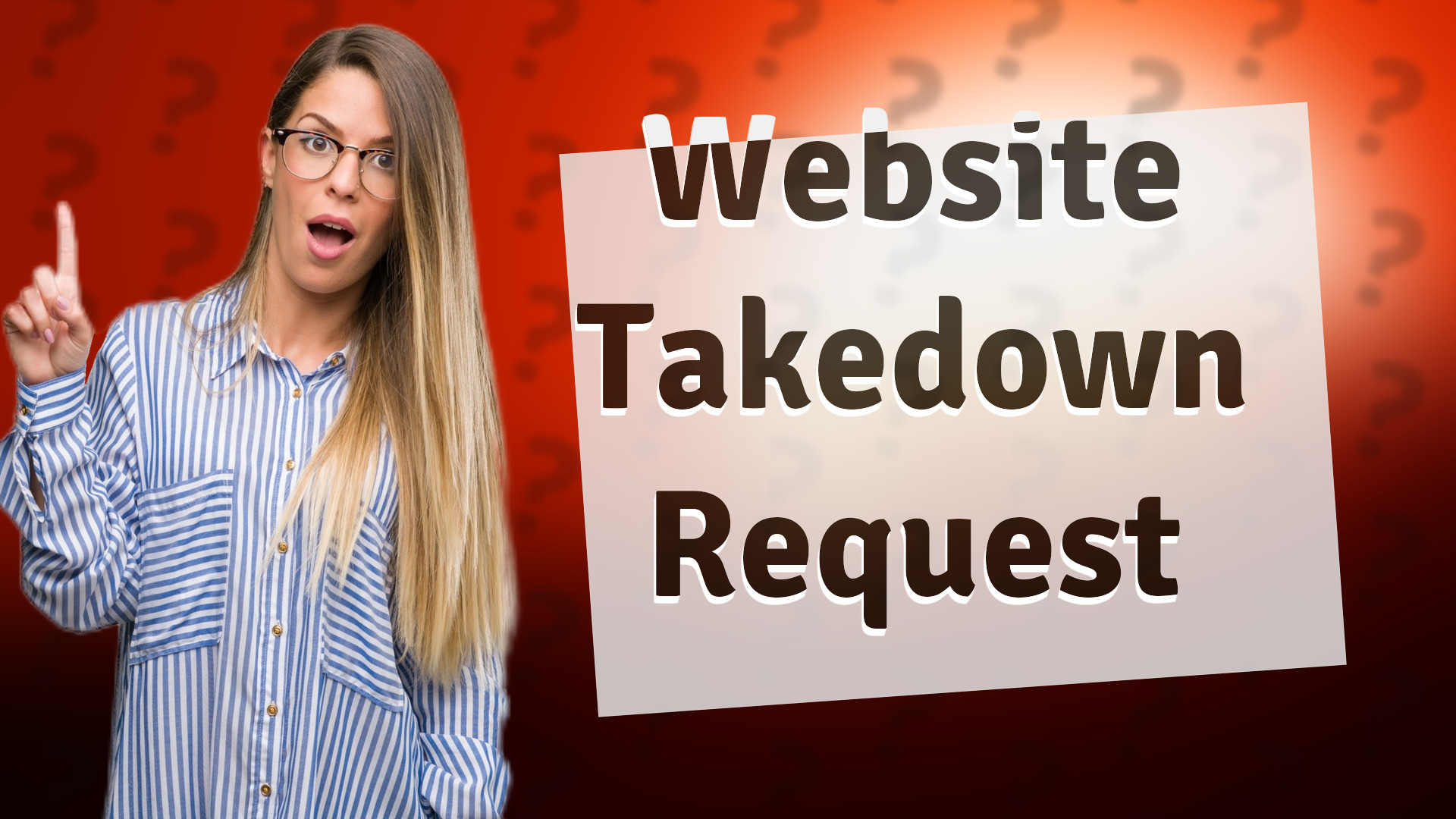 Website Takedown Request
