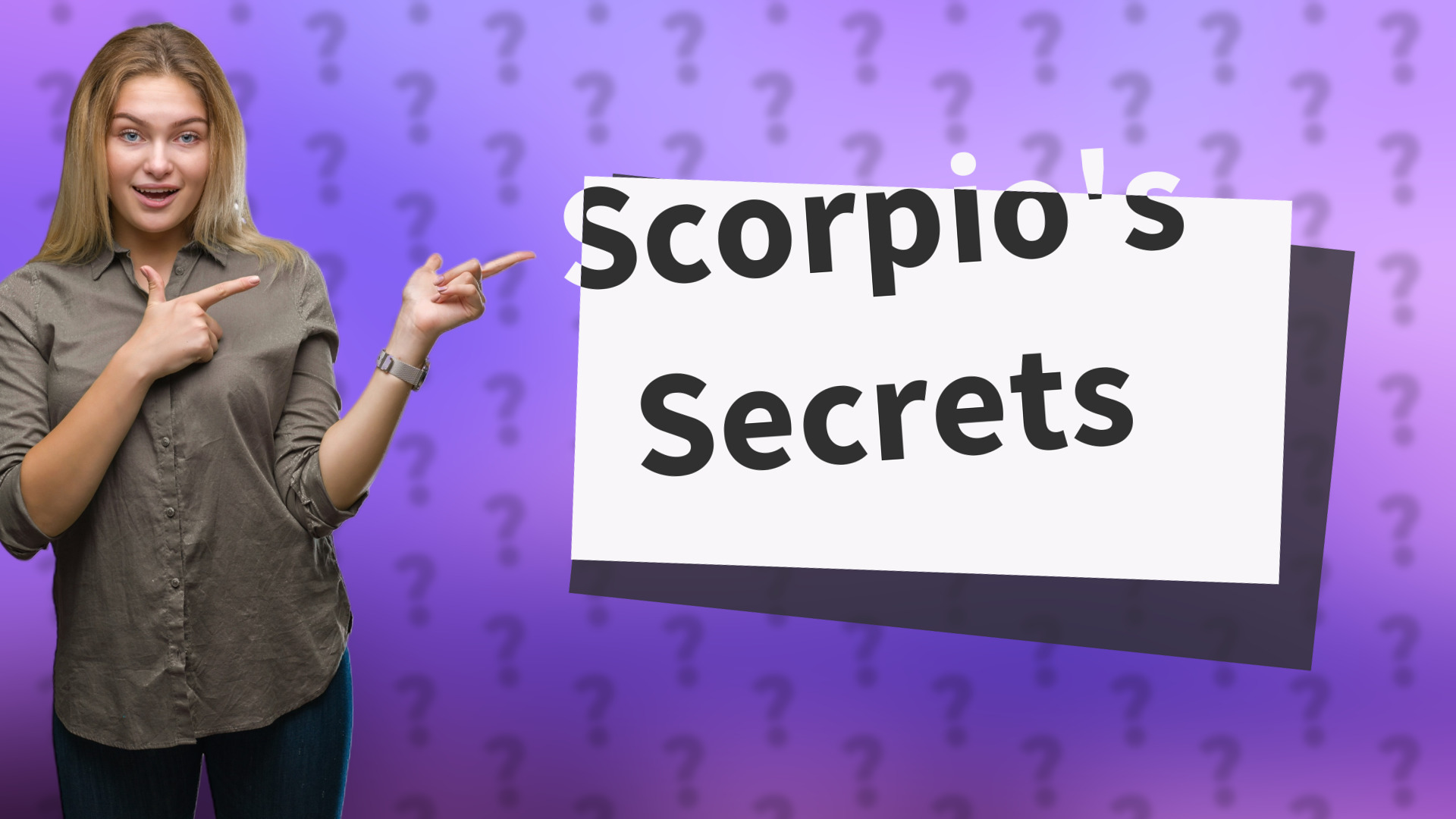 Scorpio's Secrets
