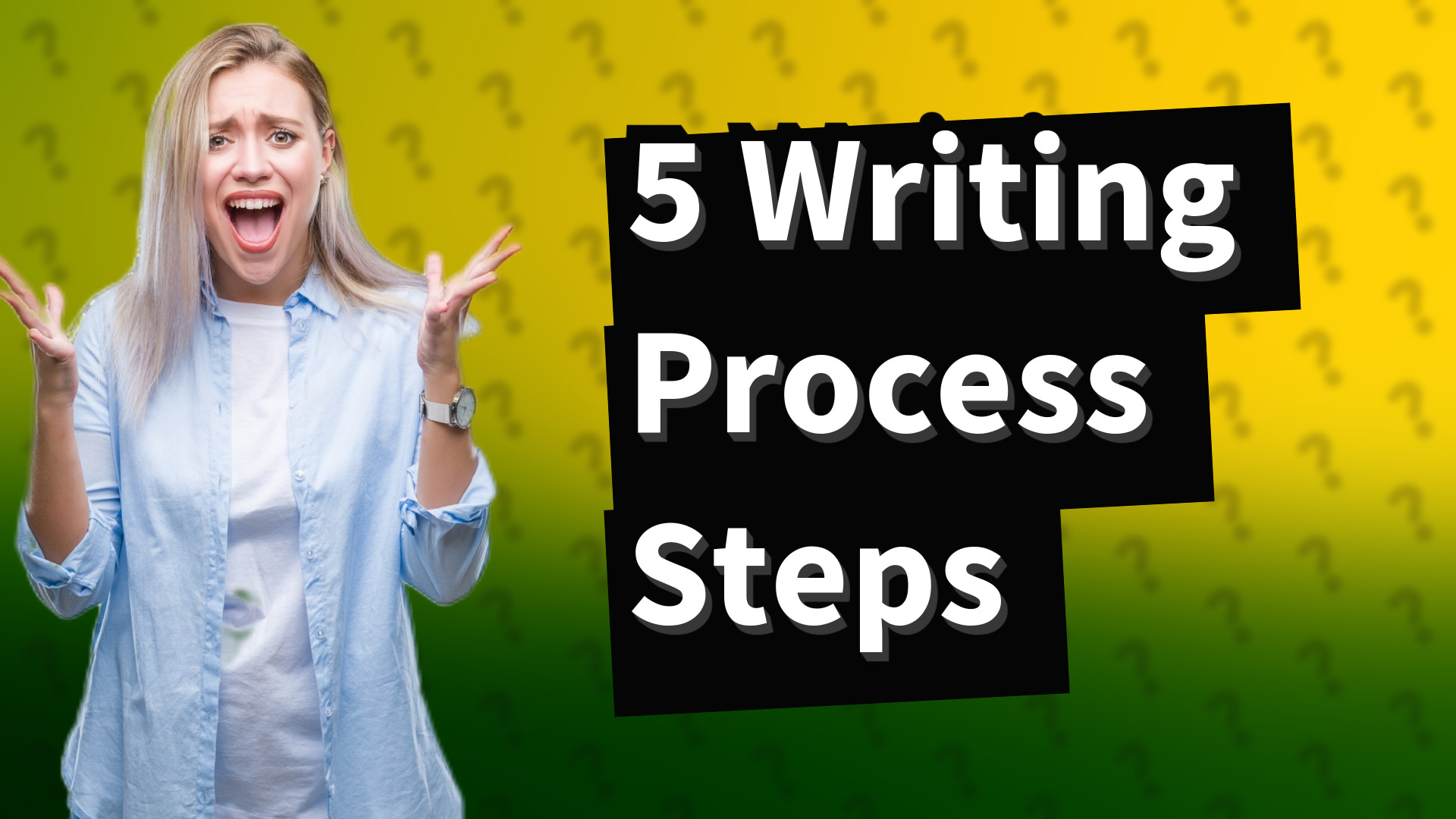5 Writing Process Steps