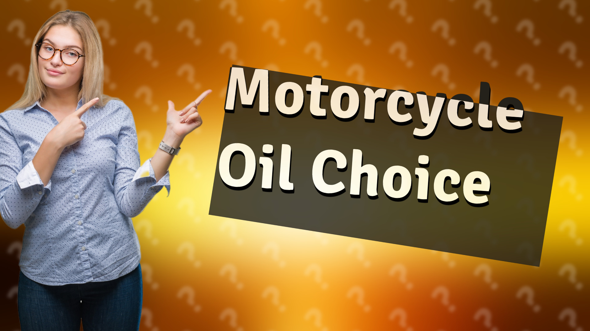 Motorcycle Oil Choice