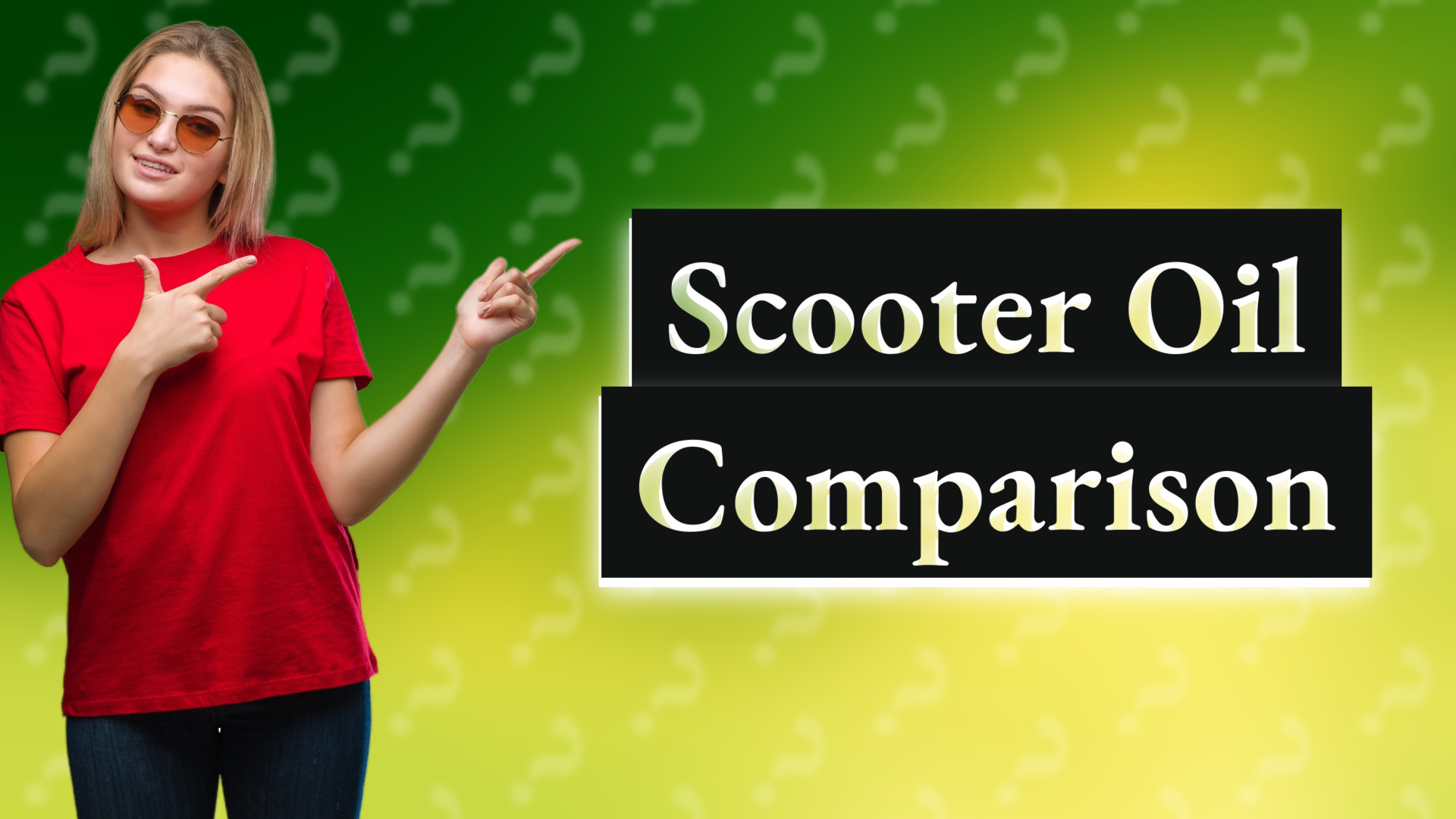 Scooter Oil Comparison