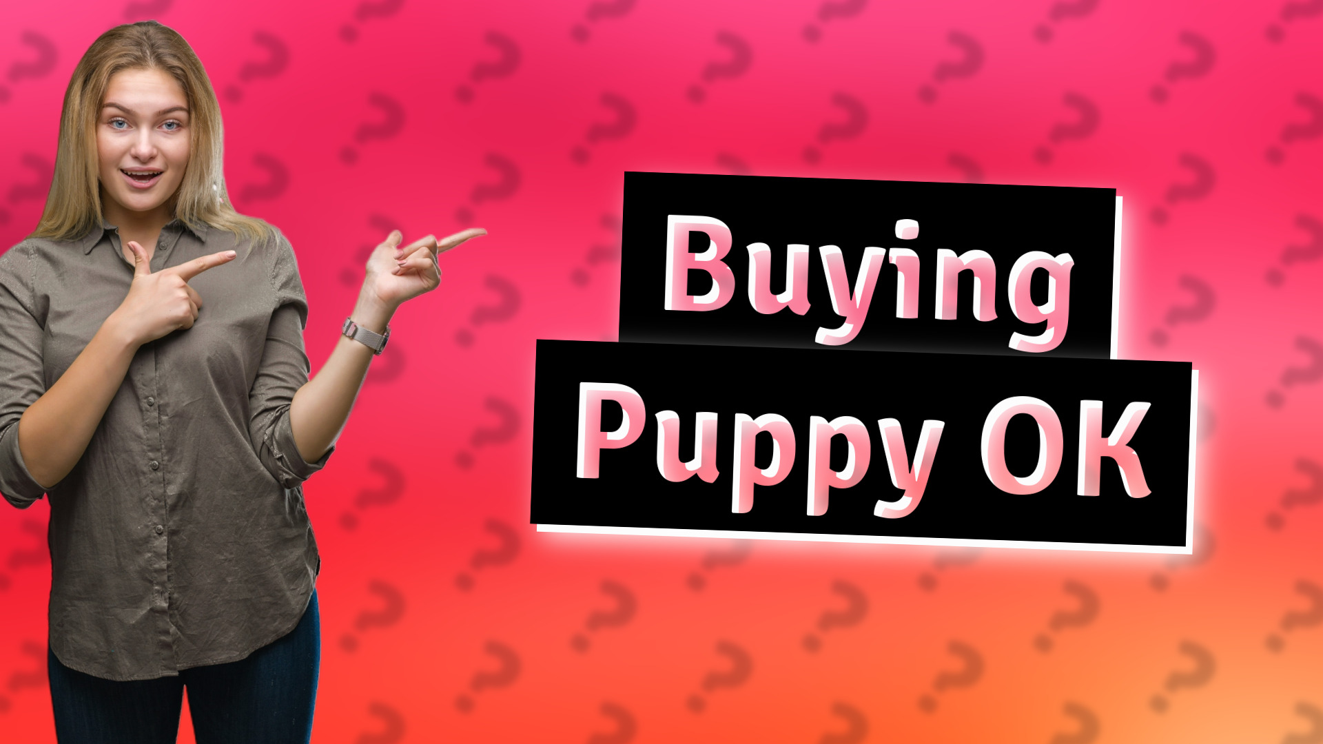 Buying Puppy OK