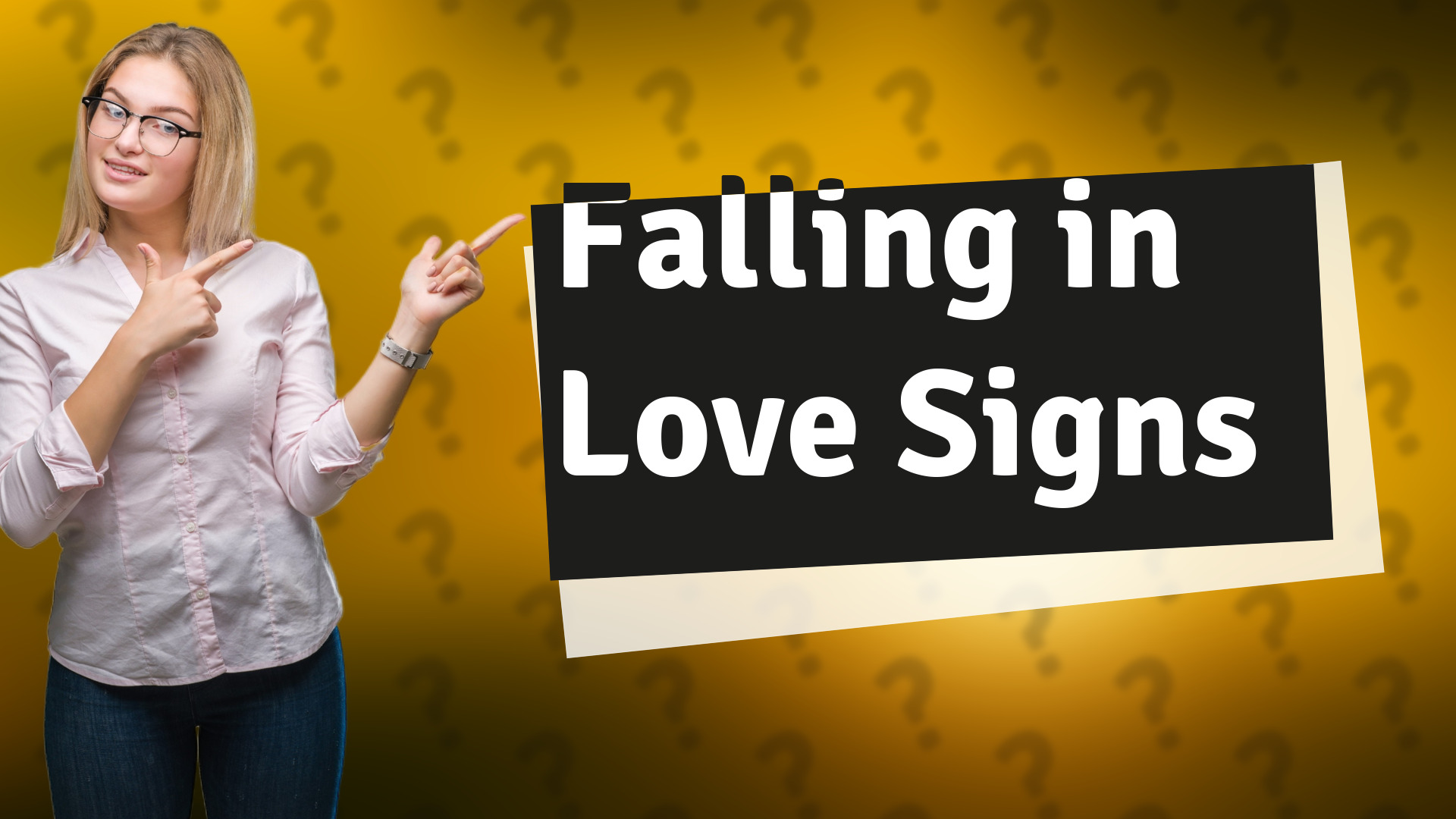 Falling in Love Signs