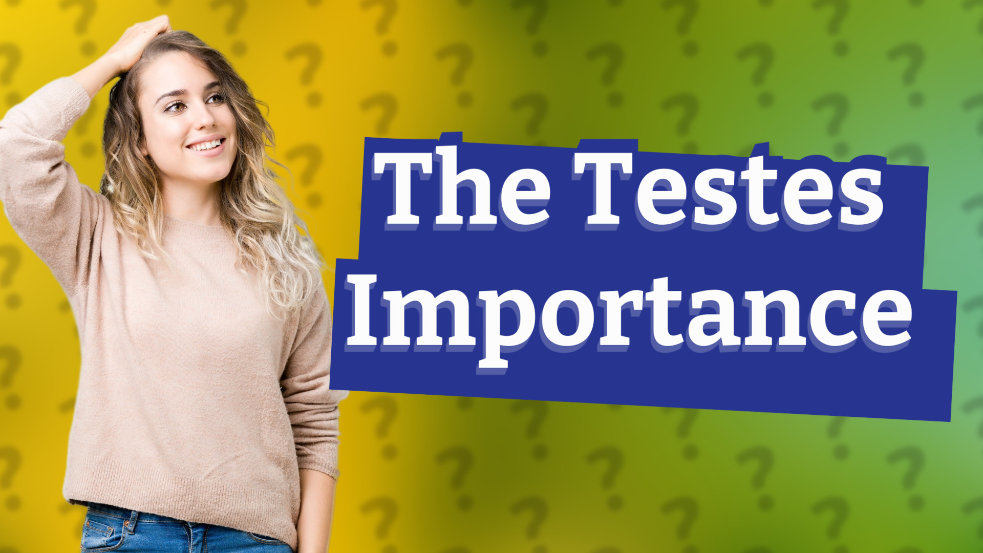 The Testes Importance