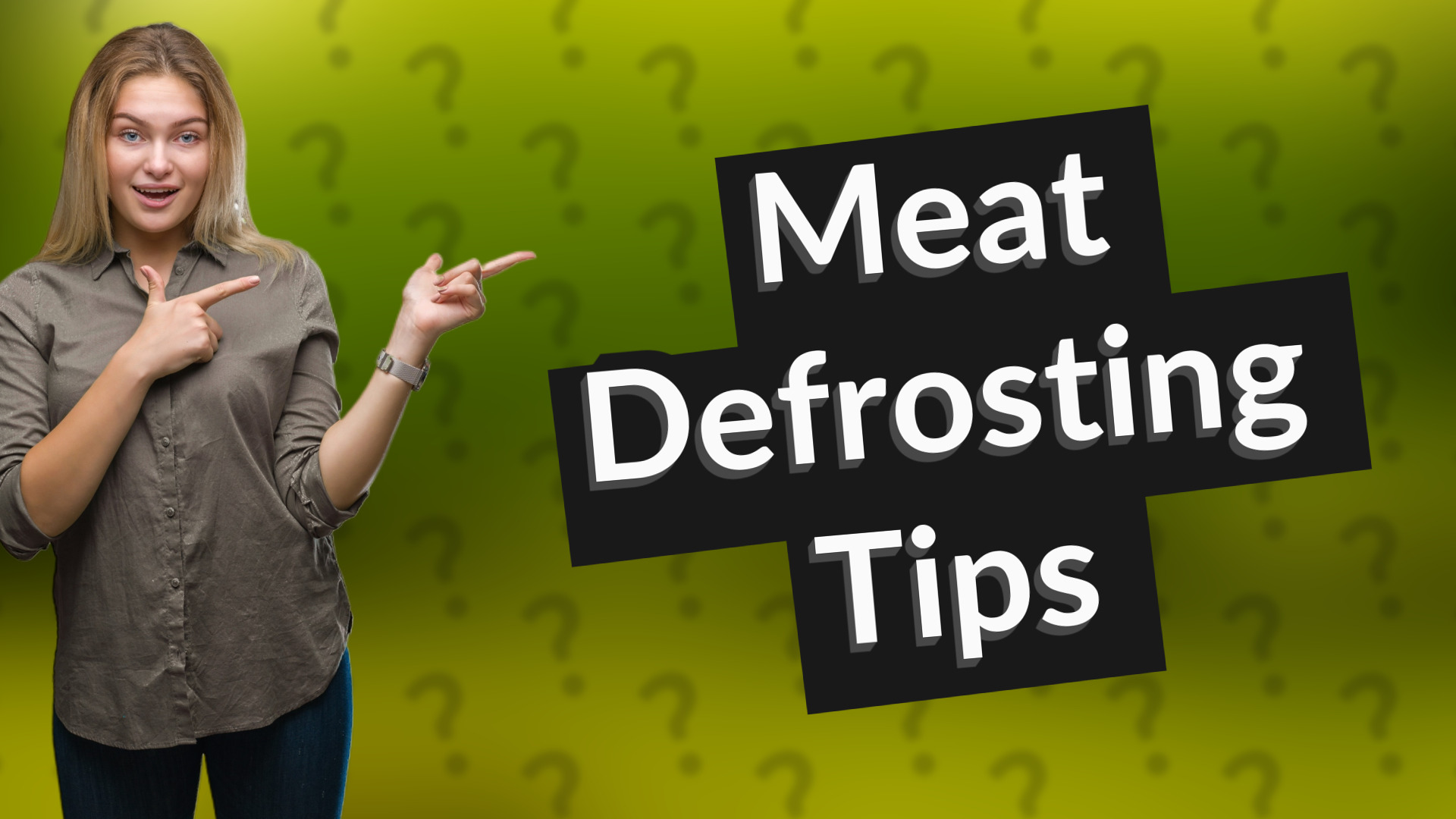Meat Defrosting Tips