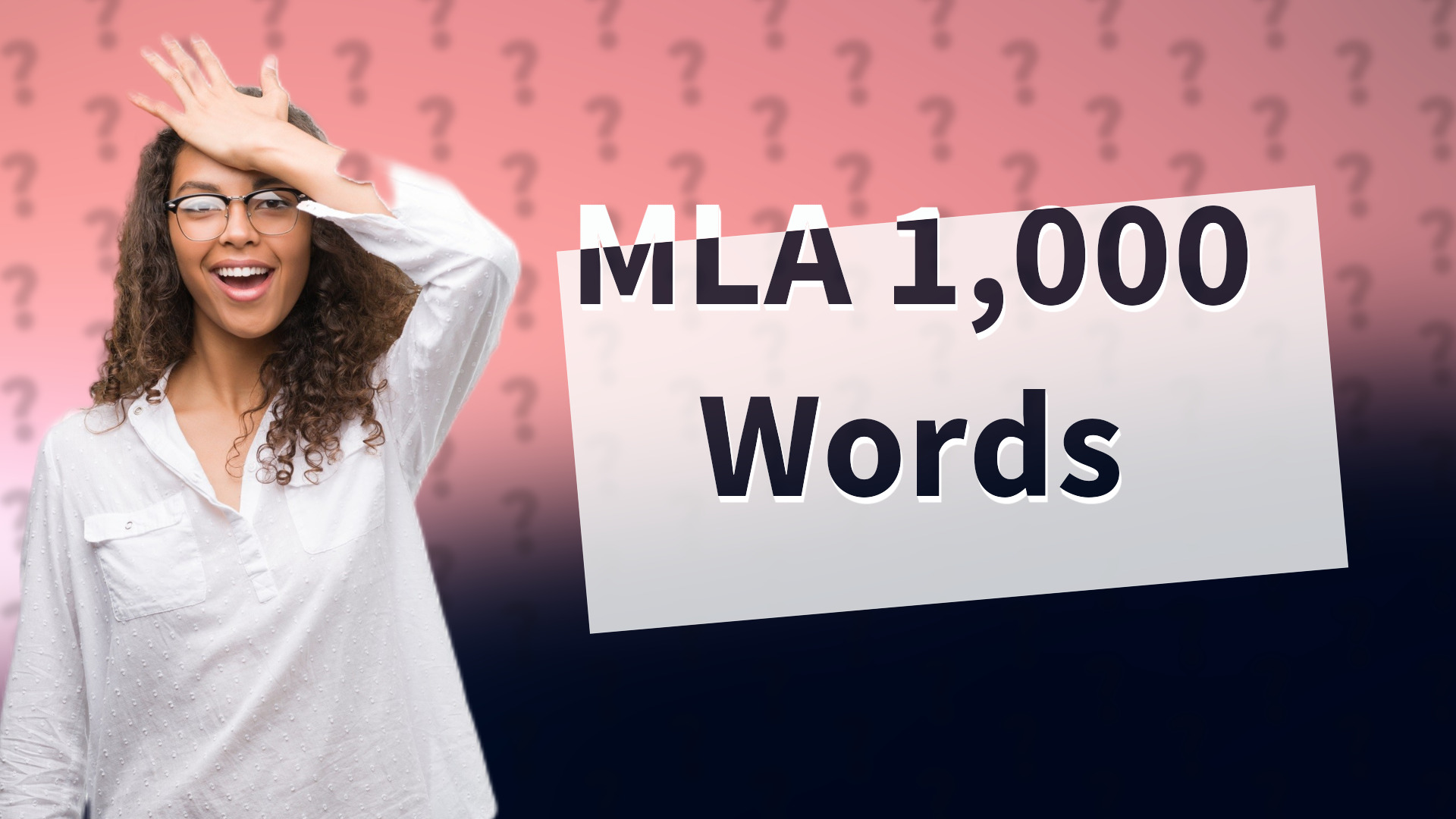 MLA 1,000 Words