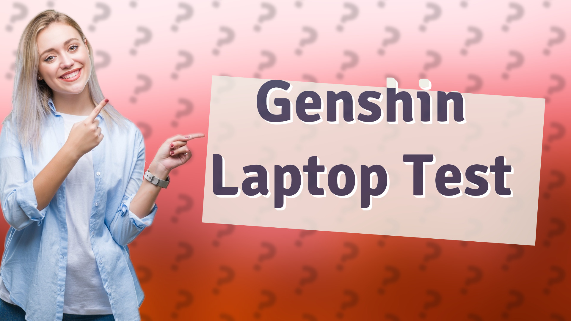 Genshin Laptop Test