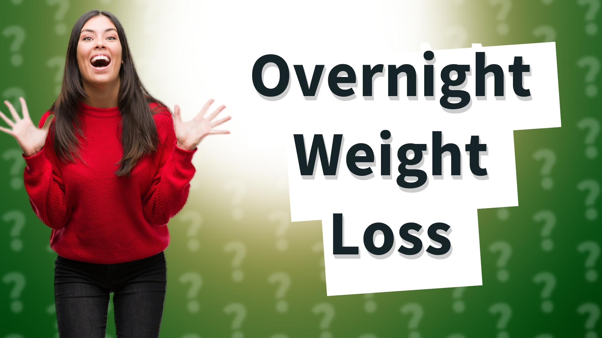 Overnight Weight Loss