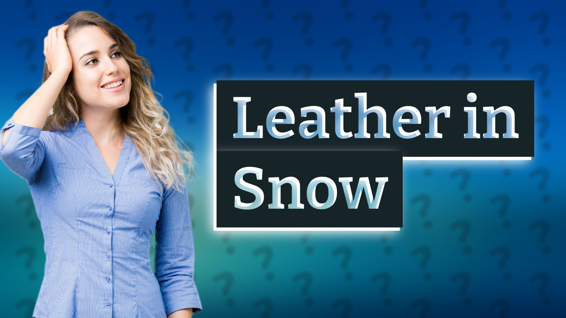 Leather in Snow