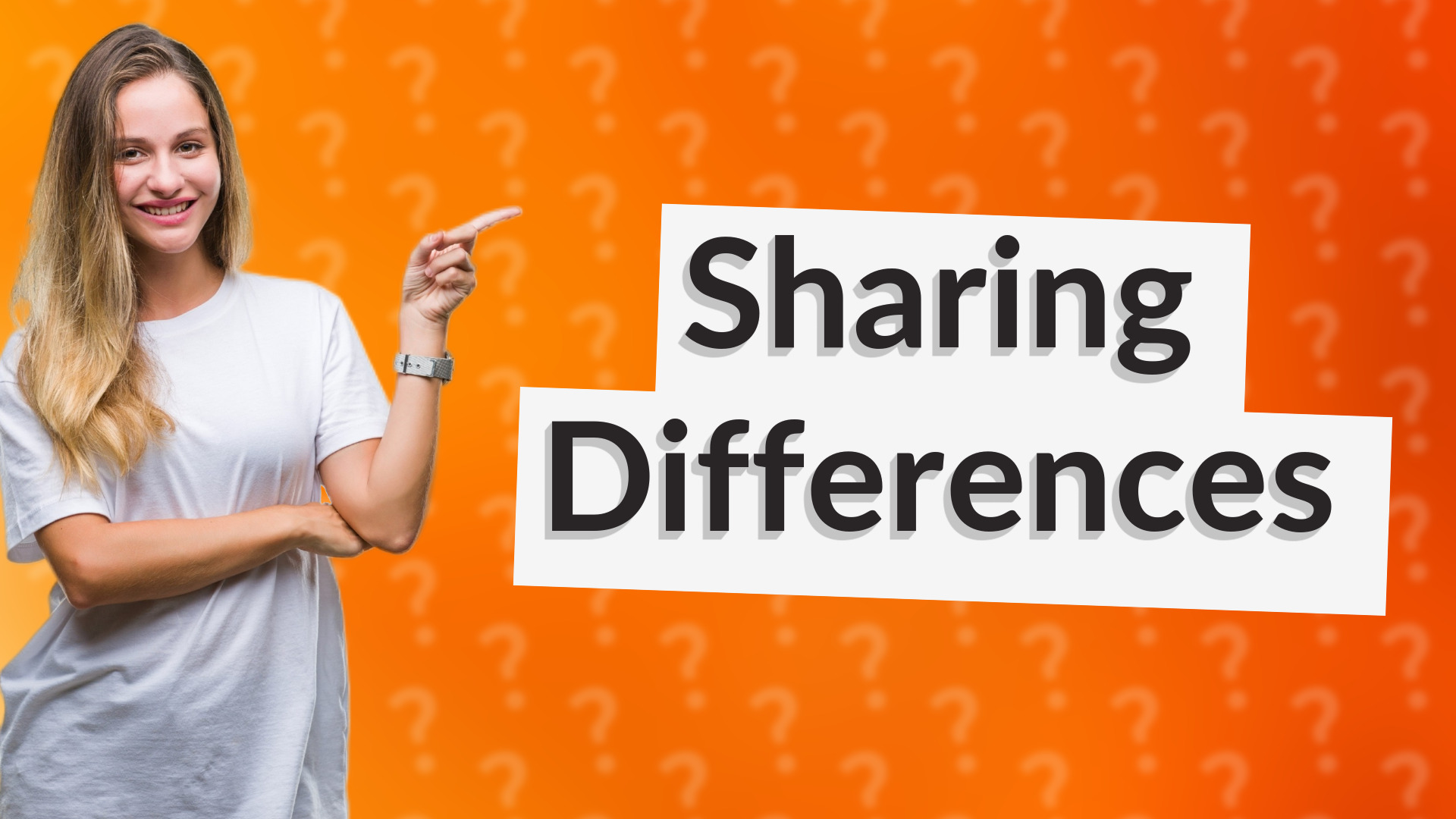 Sharing Differences
