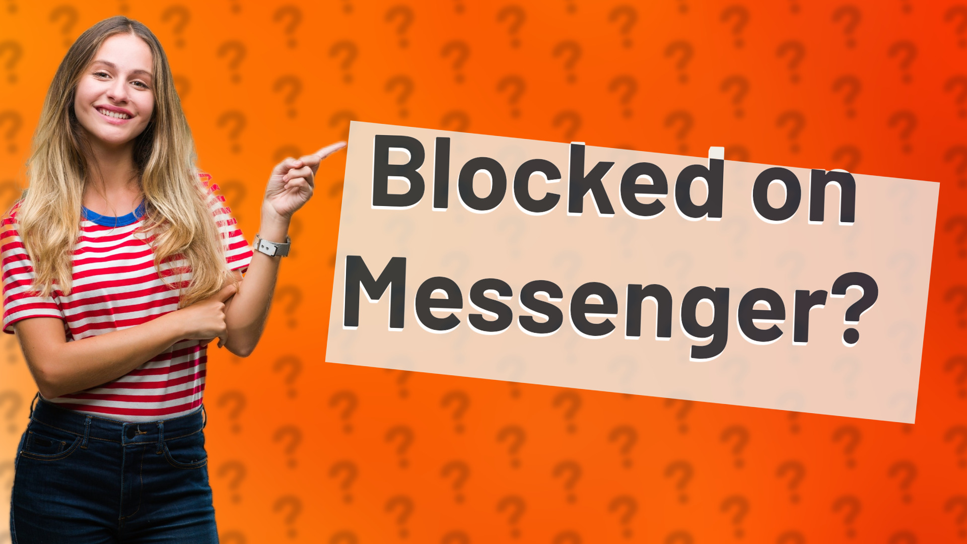 Blocked on Messenger?