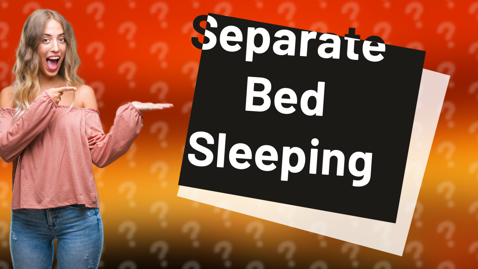 Separate Bed Sleeping