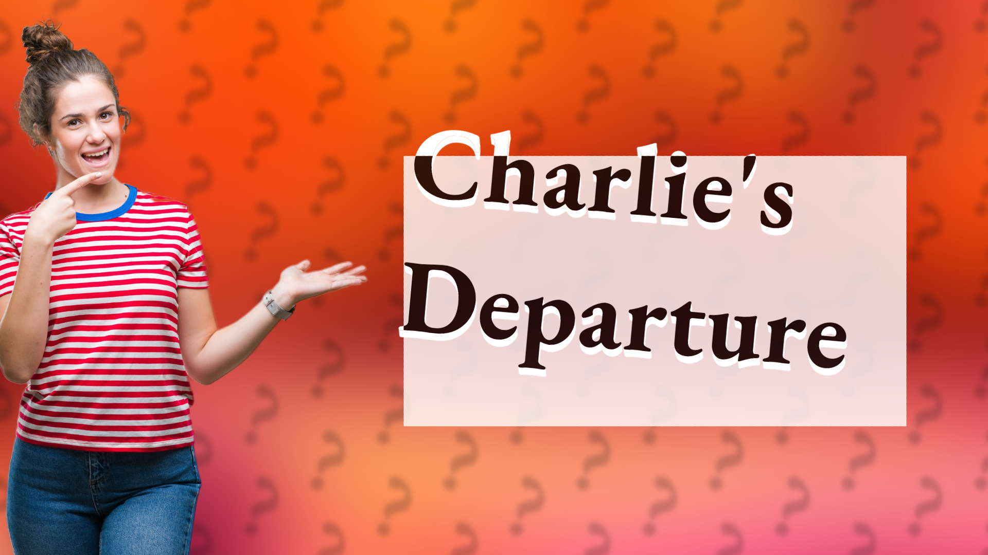 Charlie's Departure