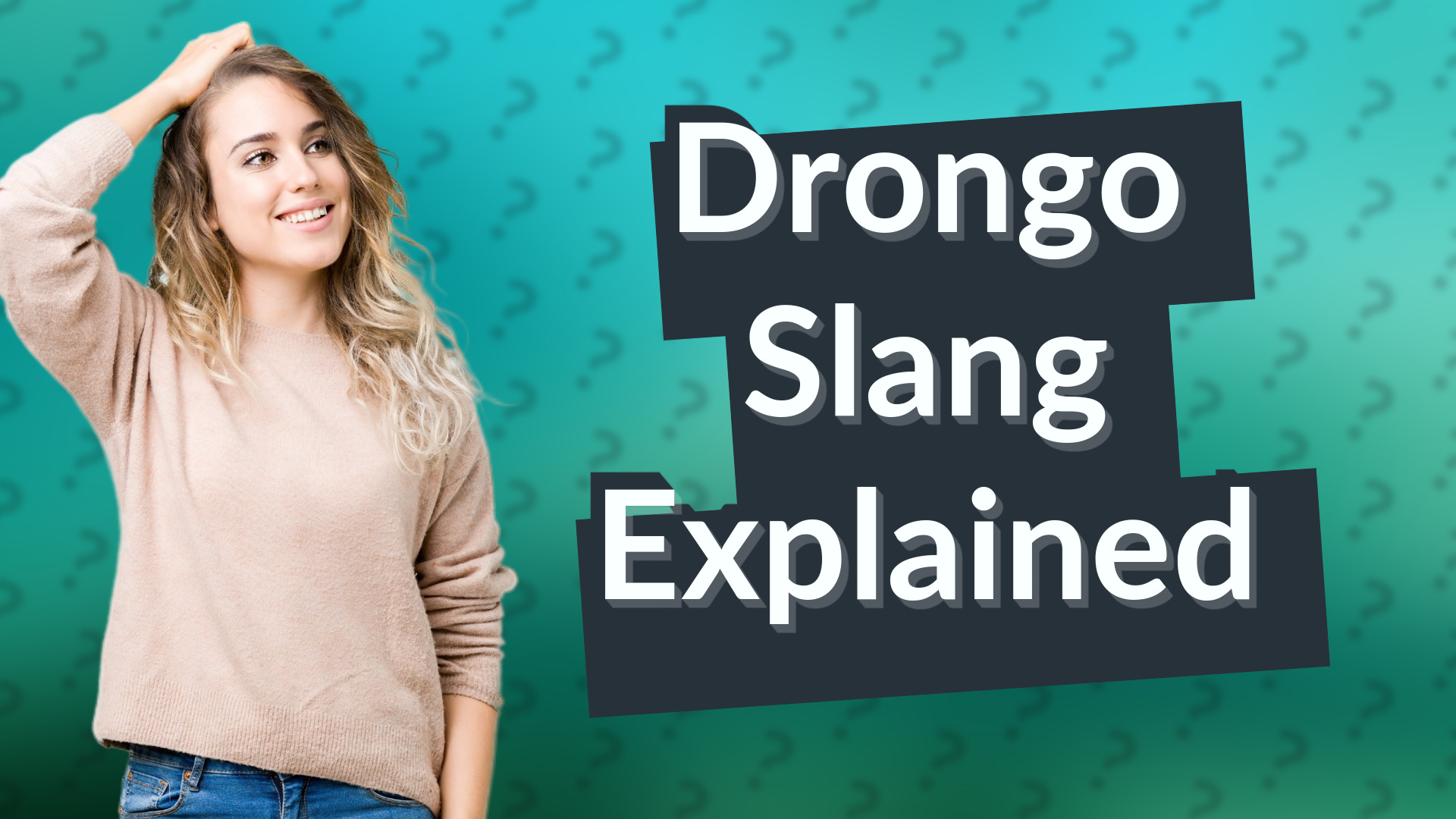 Drongo Slang Explained