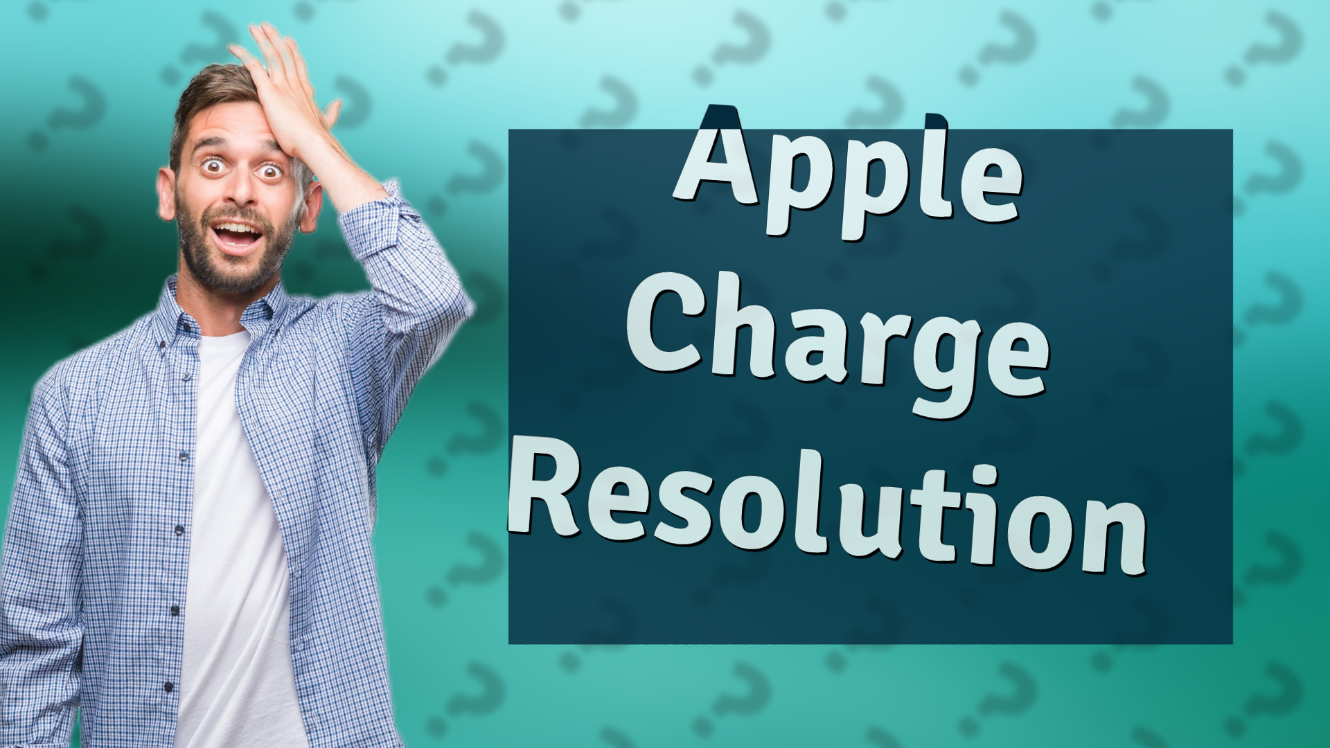 Apple Charge Resolution