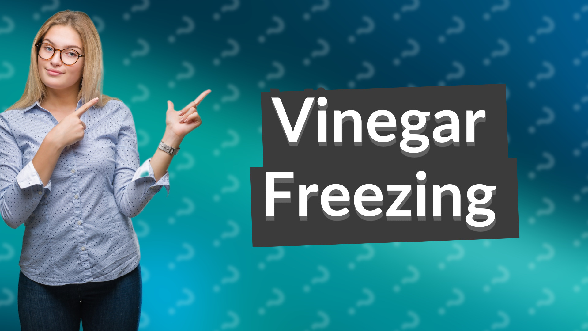 Vinegar Freezing