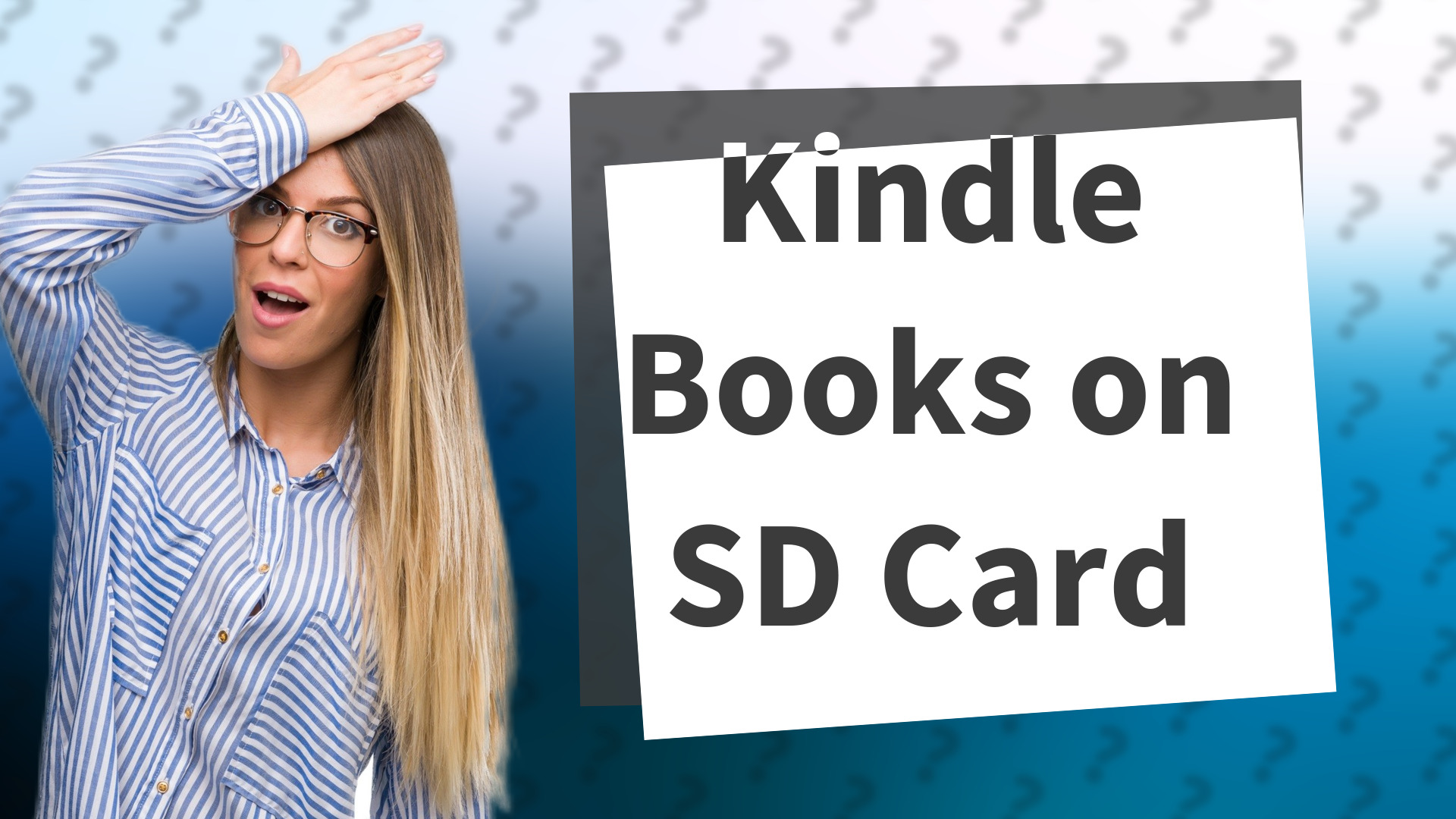 Kindle Books on SD Card