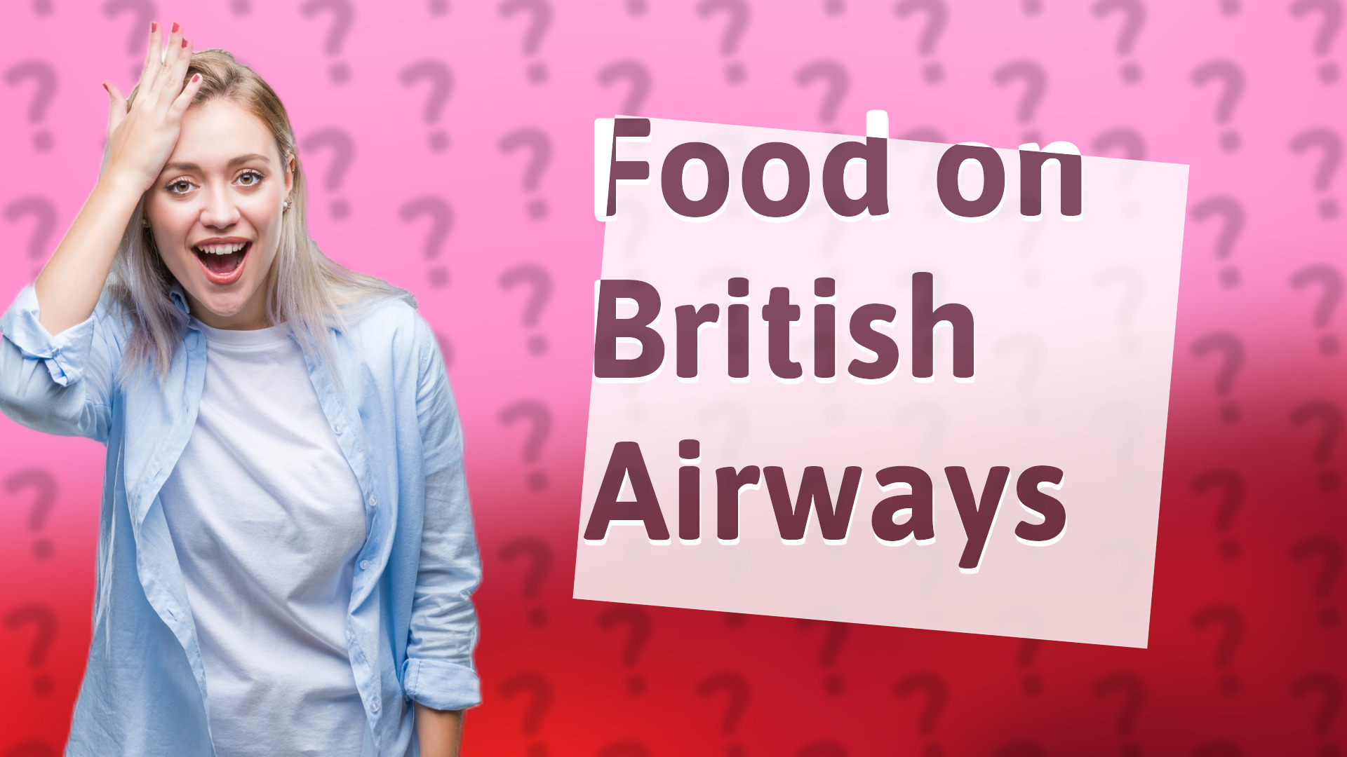 Food on British Airways