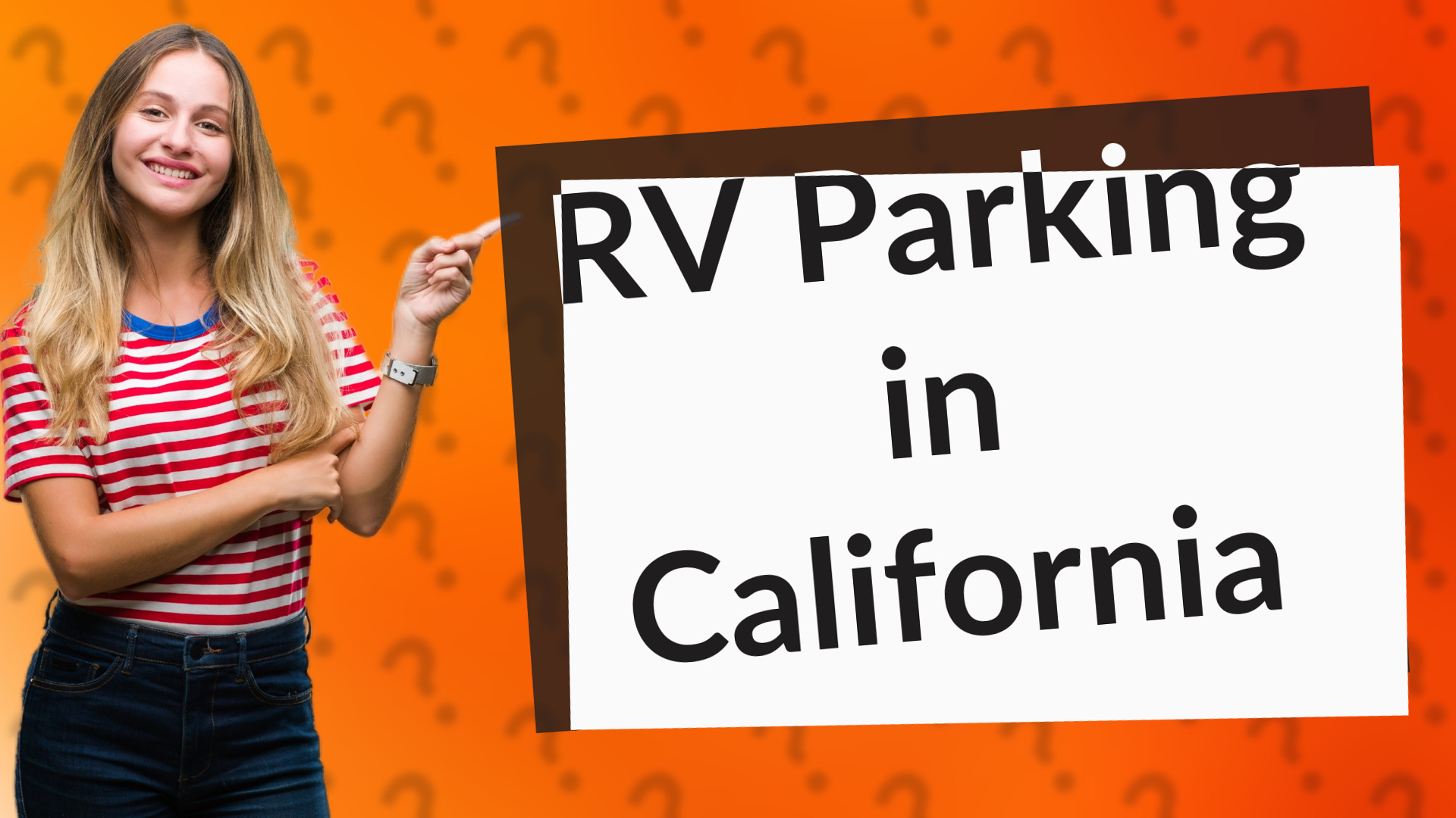 RV Parking in California