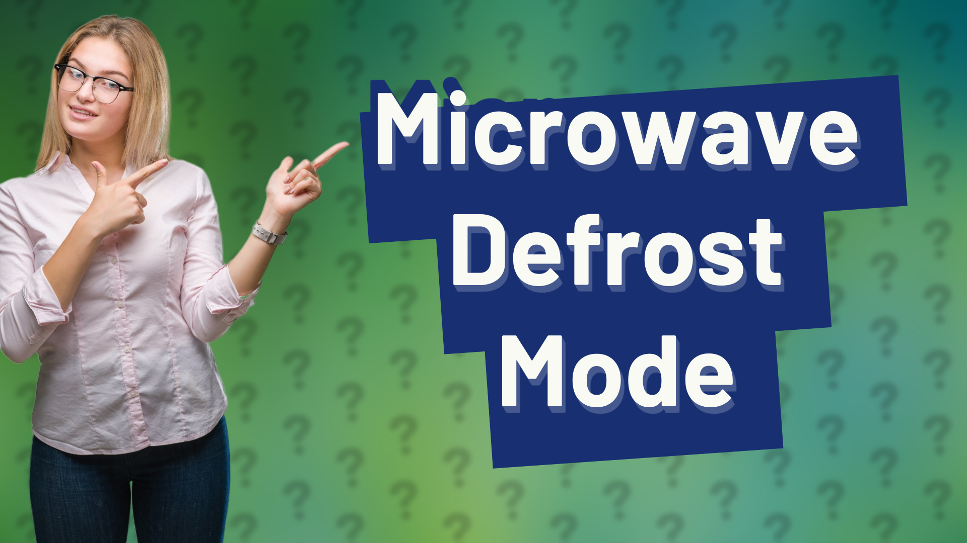 Microwave Defrost Mode