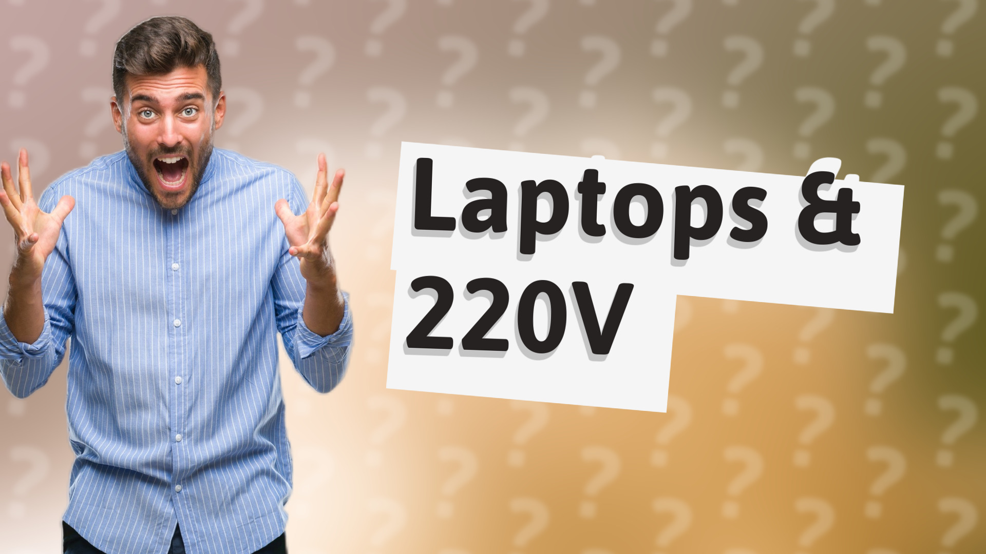 Laptops & 220V
