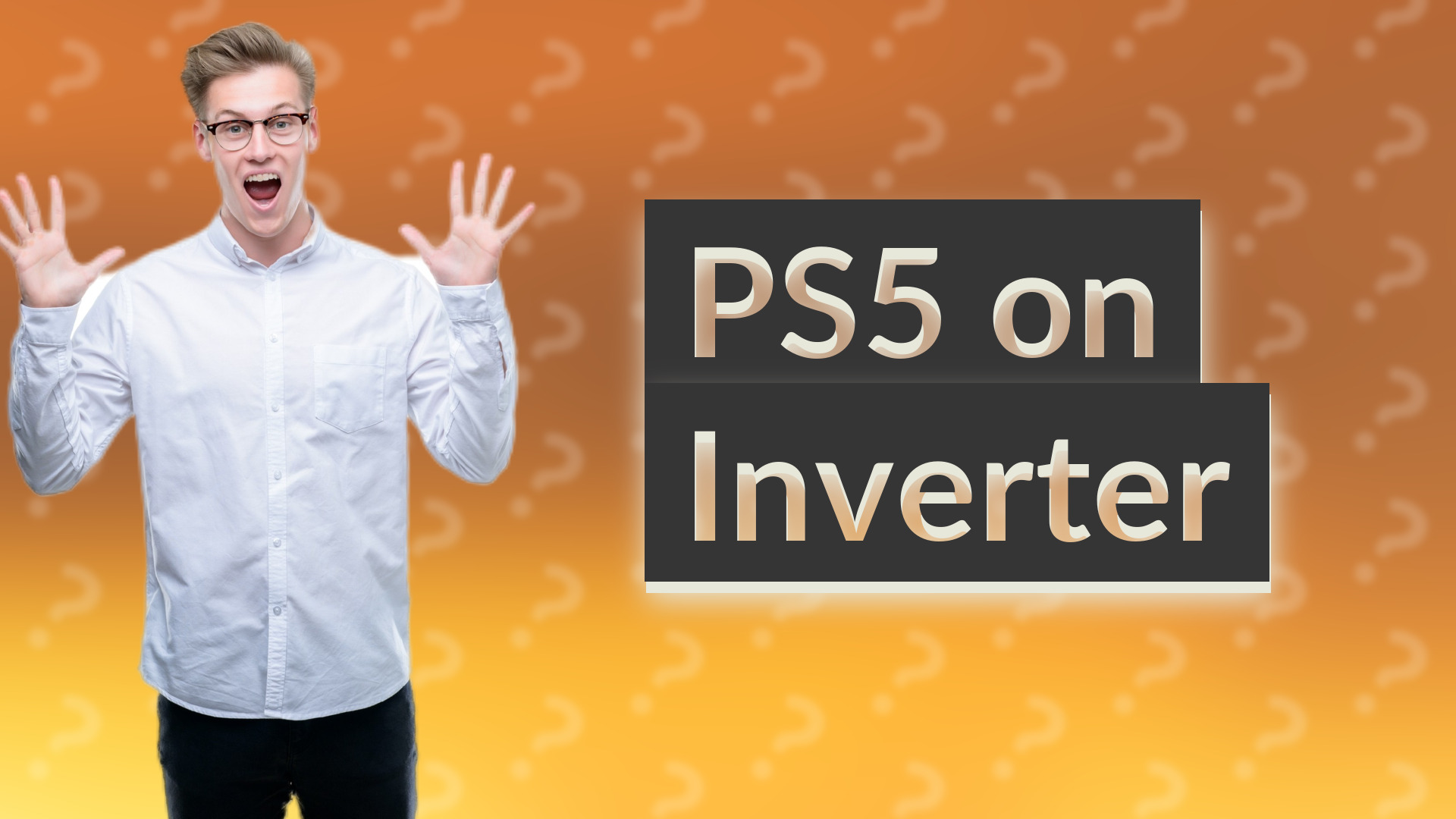PS5 on Inverter