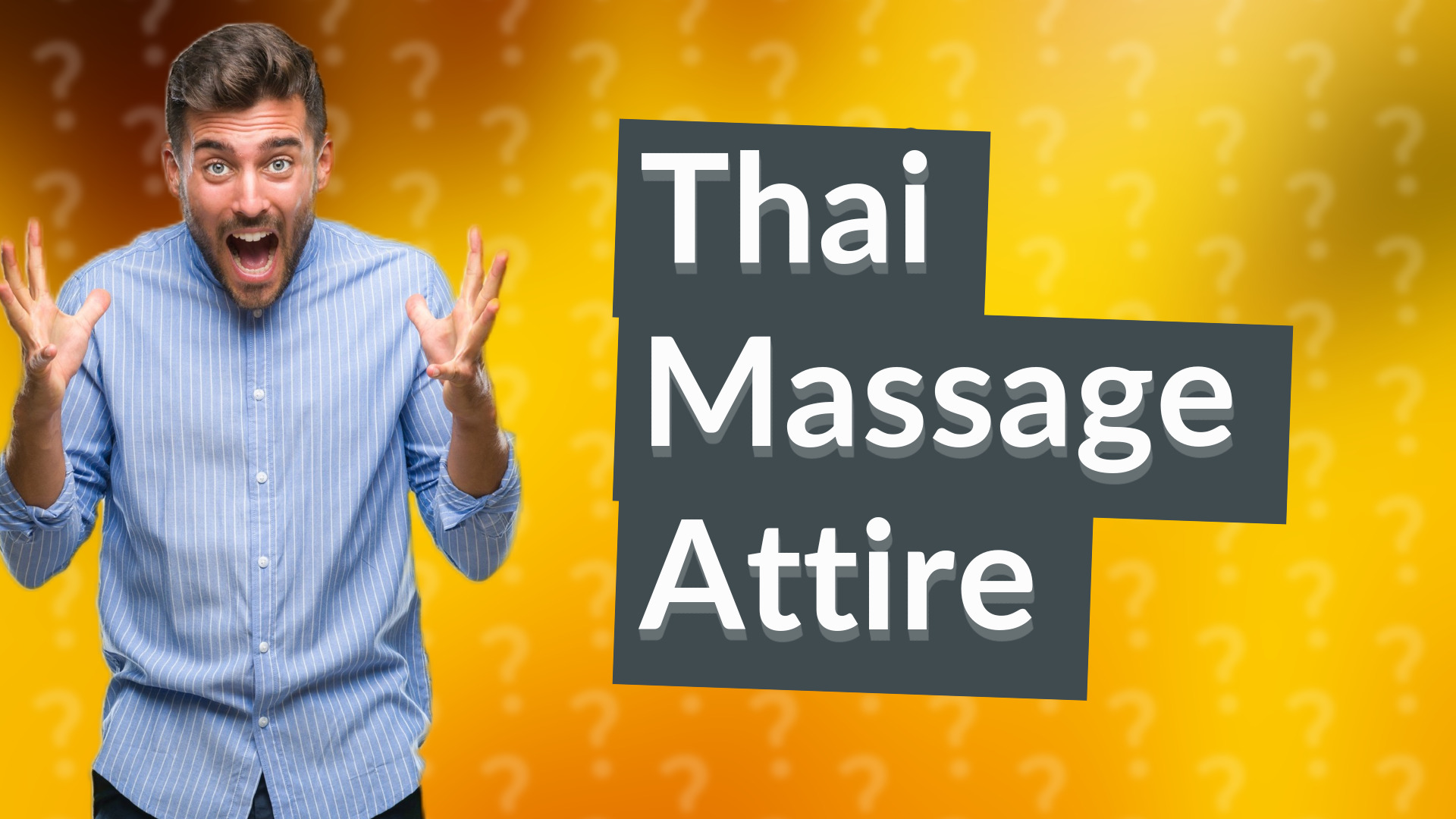 Thai Massage Attire