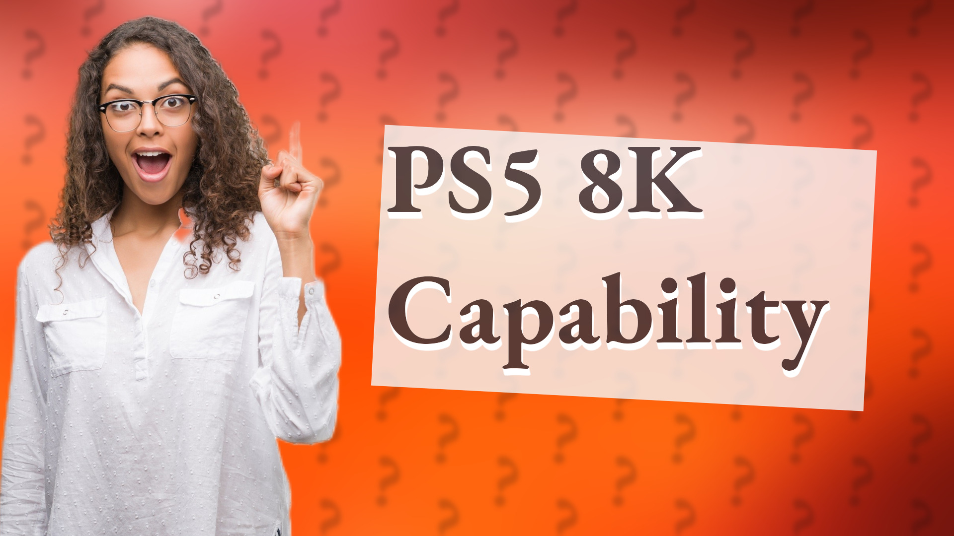 PS5 8K Capability
