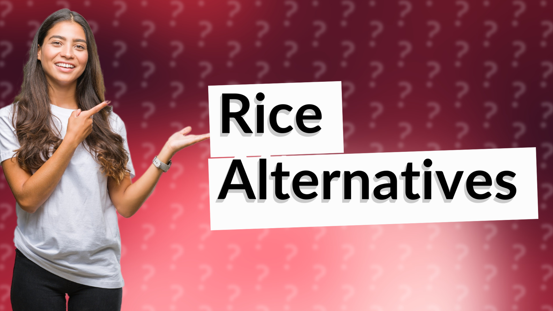 Rice Alternatives