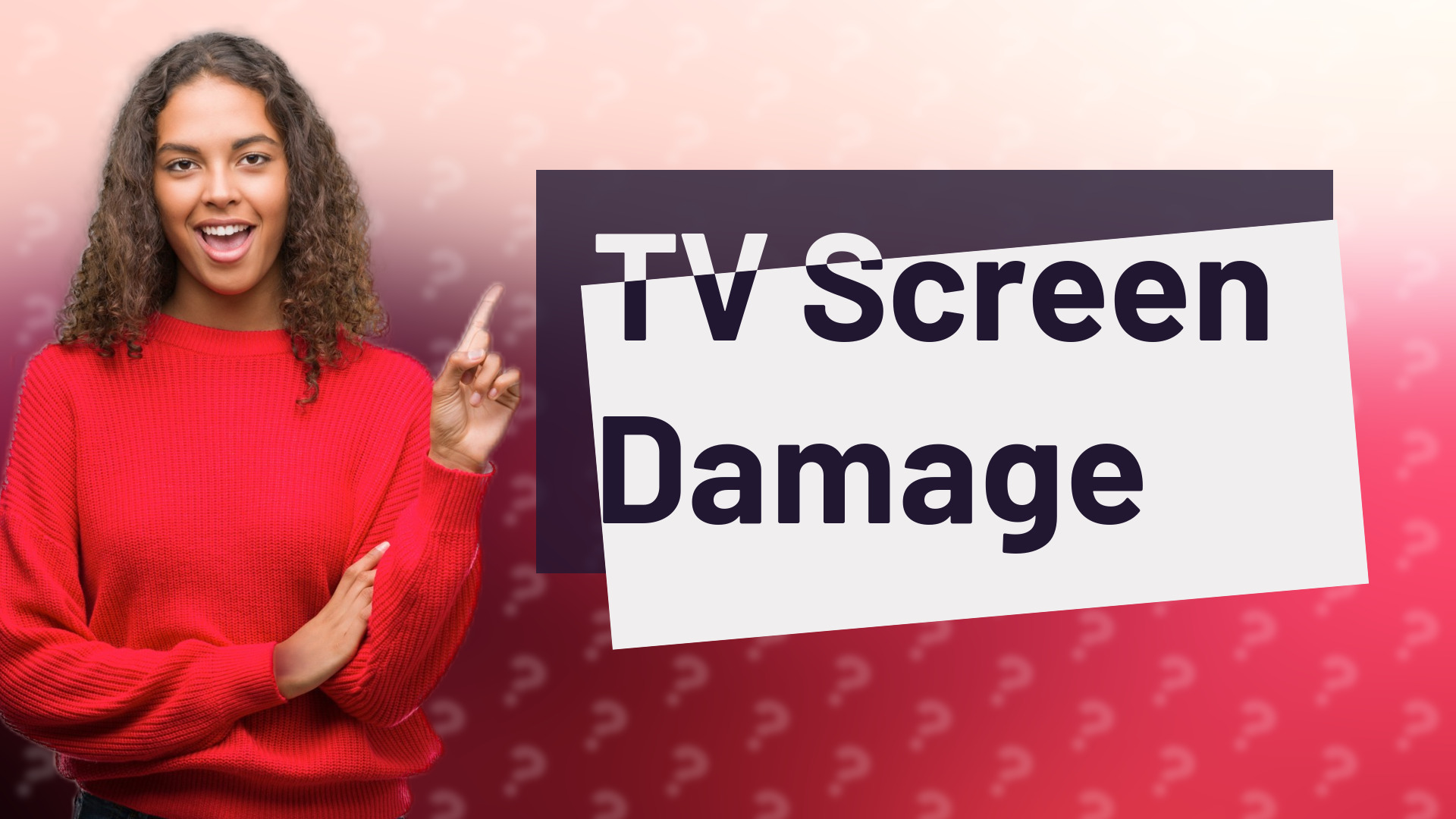 TV Screen Damage