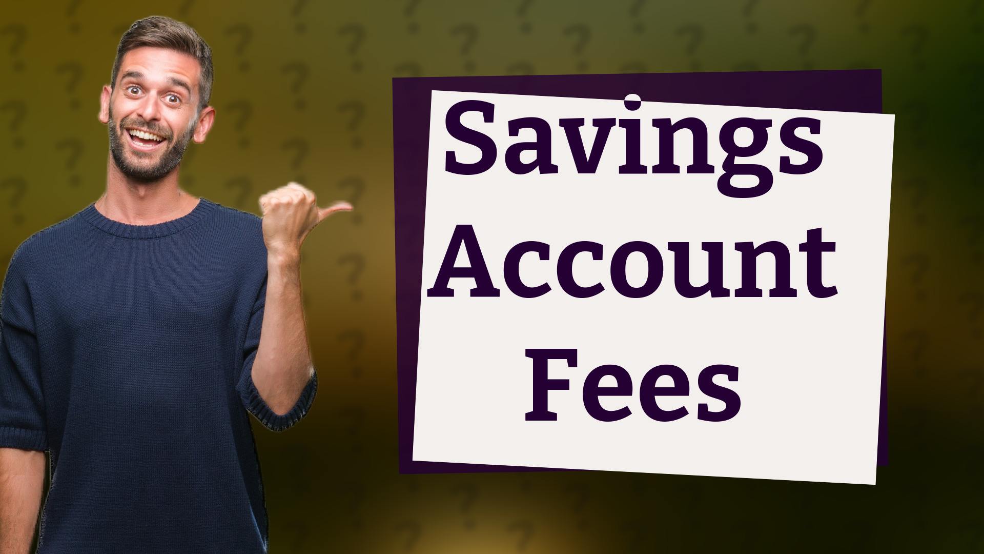 Savings Account Fees