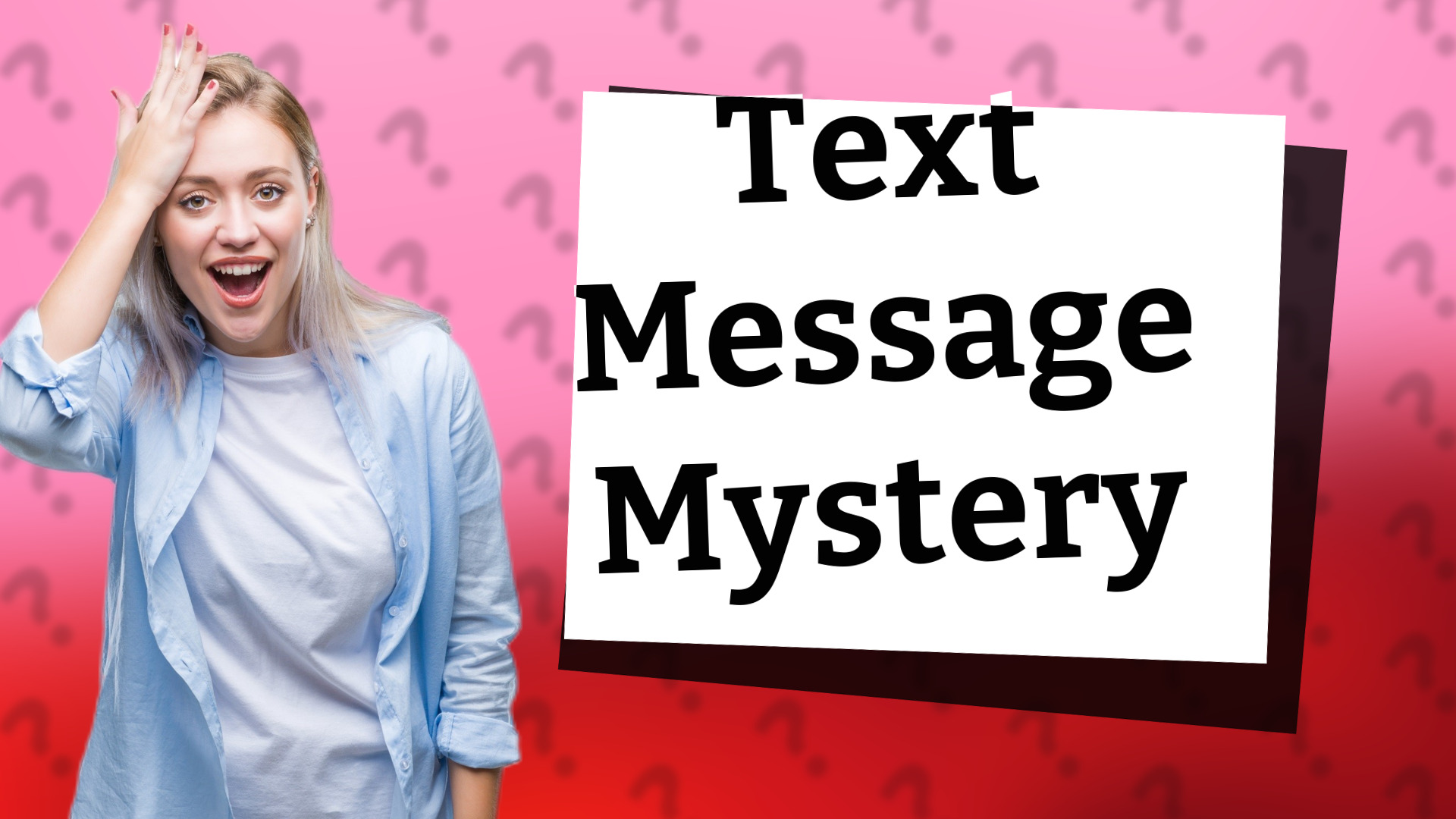 Text Message Mystery