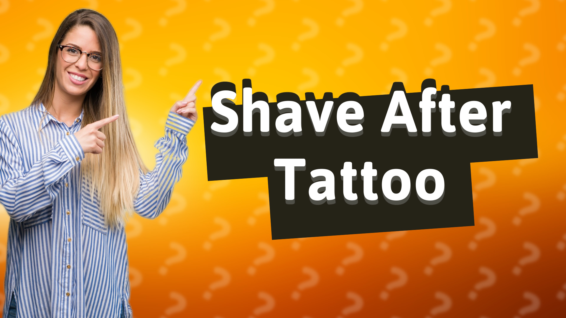 Shave After Tattoo