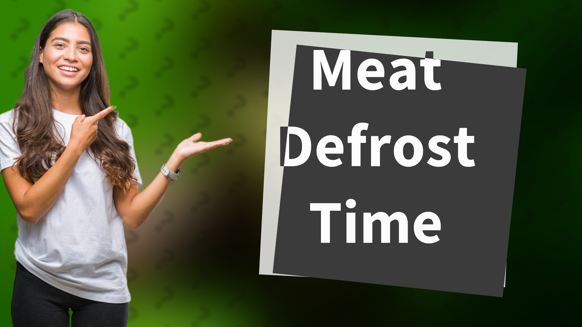 Meat Defrost Time