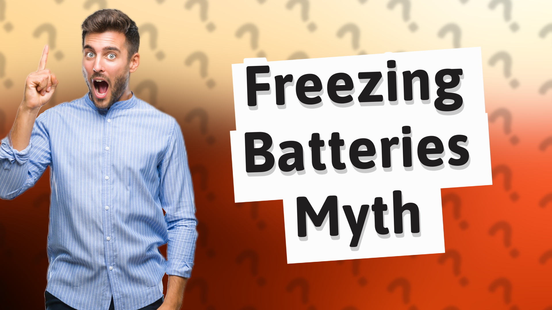 Freezing Batteries Myth