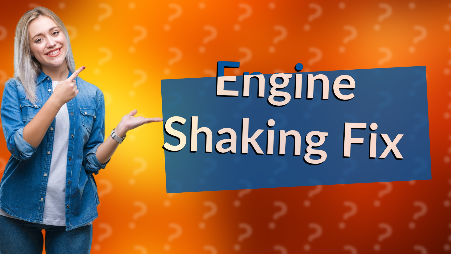 Engine Shaking Fix