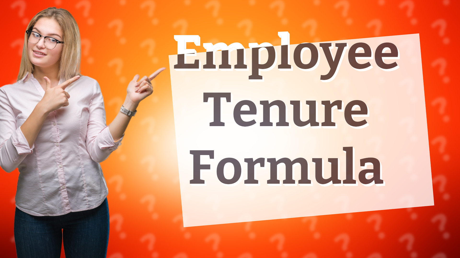 Employee Tenure Formula
